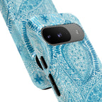 Teal Paisley