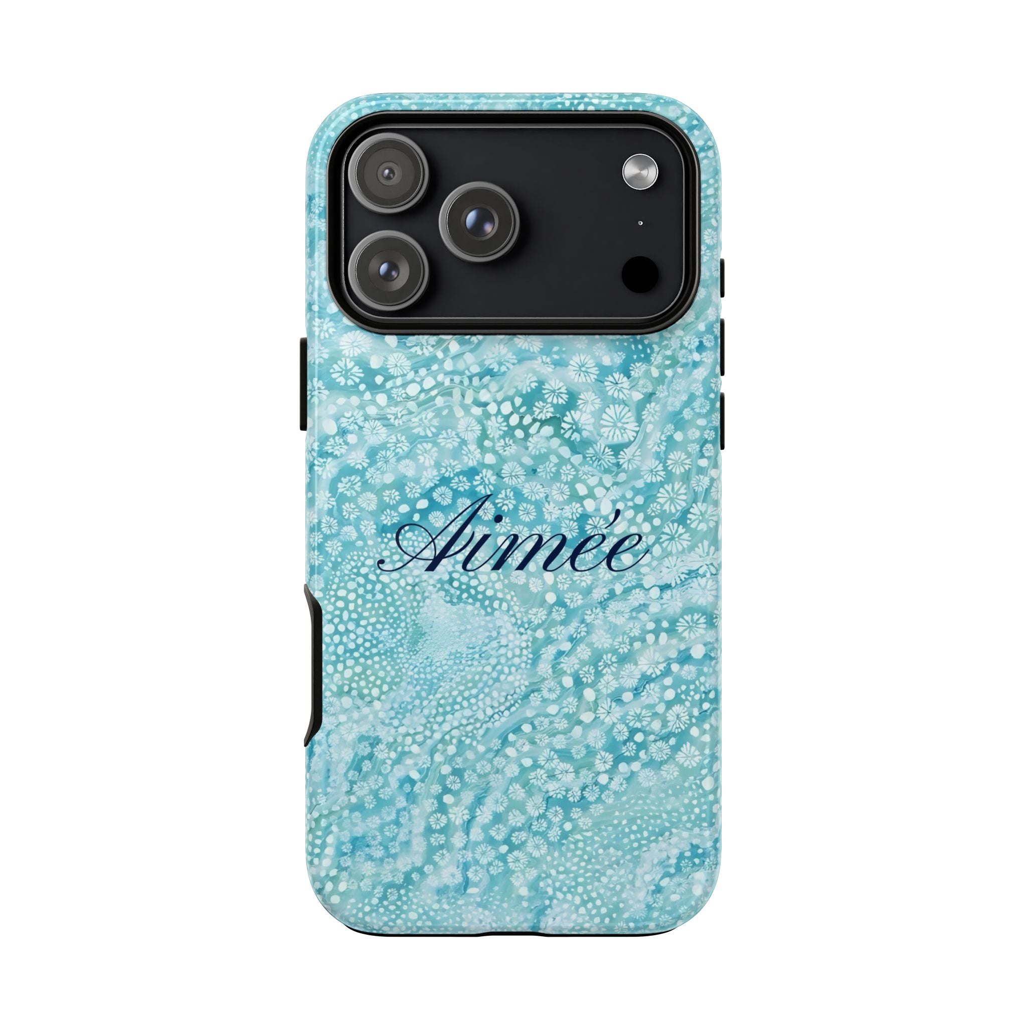Teal Florals Personalized