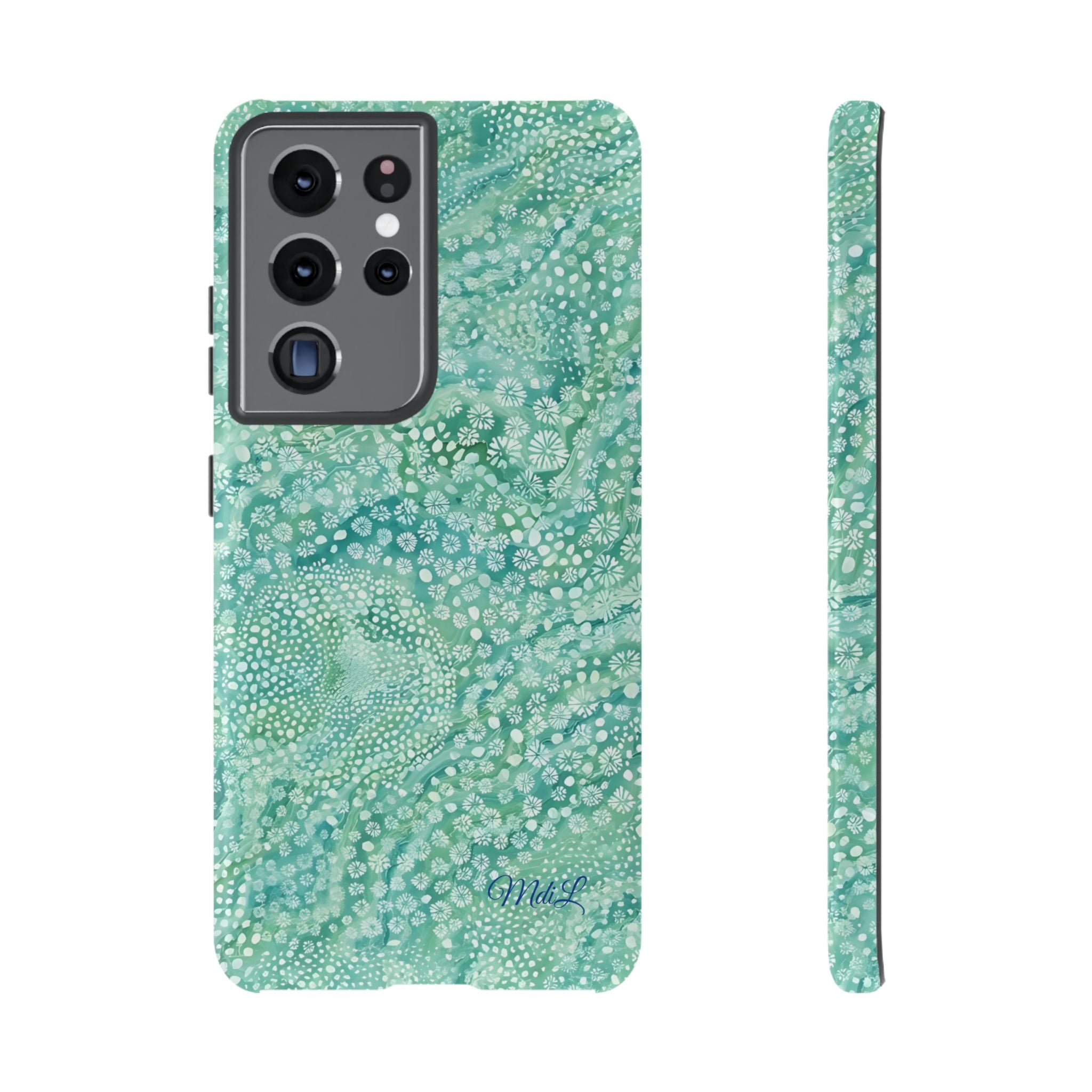 Teal Florals