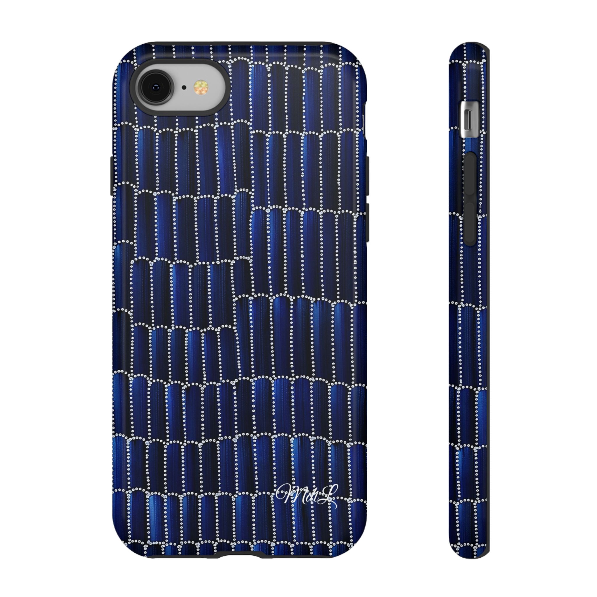 Watercolor Diamonds | Midnight Blue - Mare di Luna