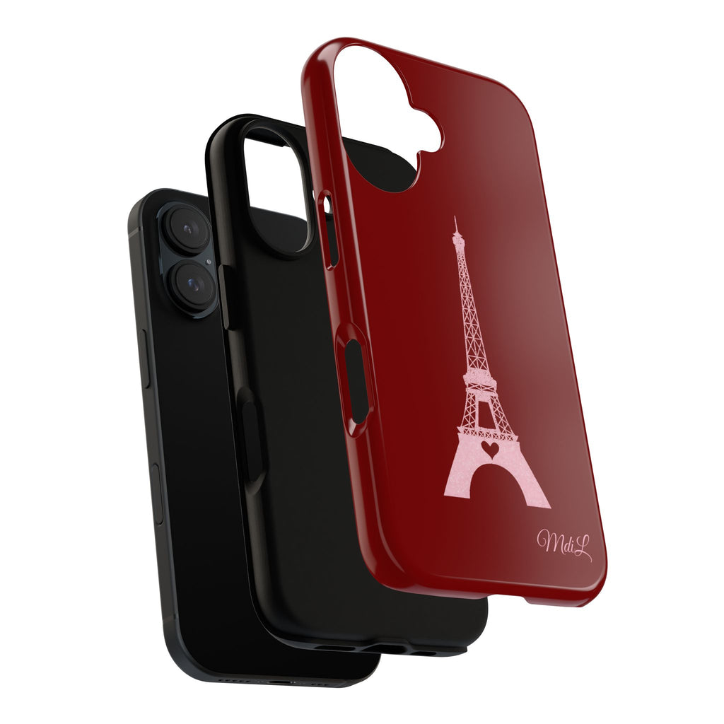 Eiffel Tower | Pink & Red - Mare di Luna
