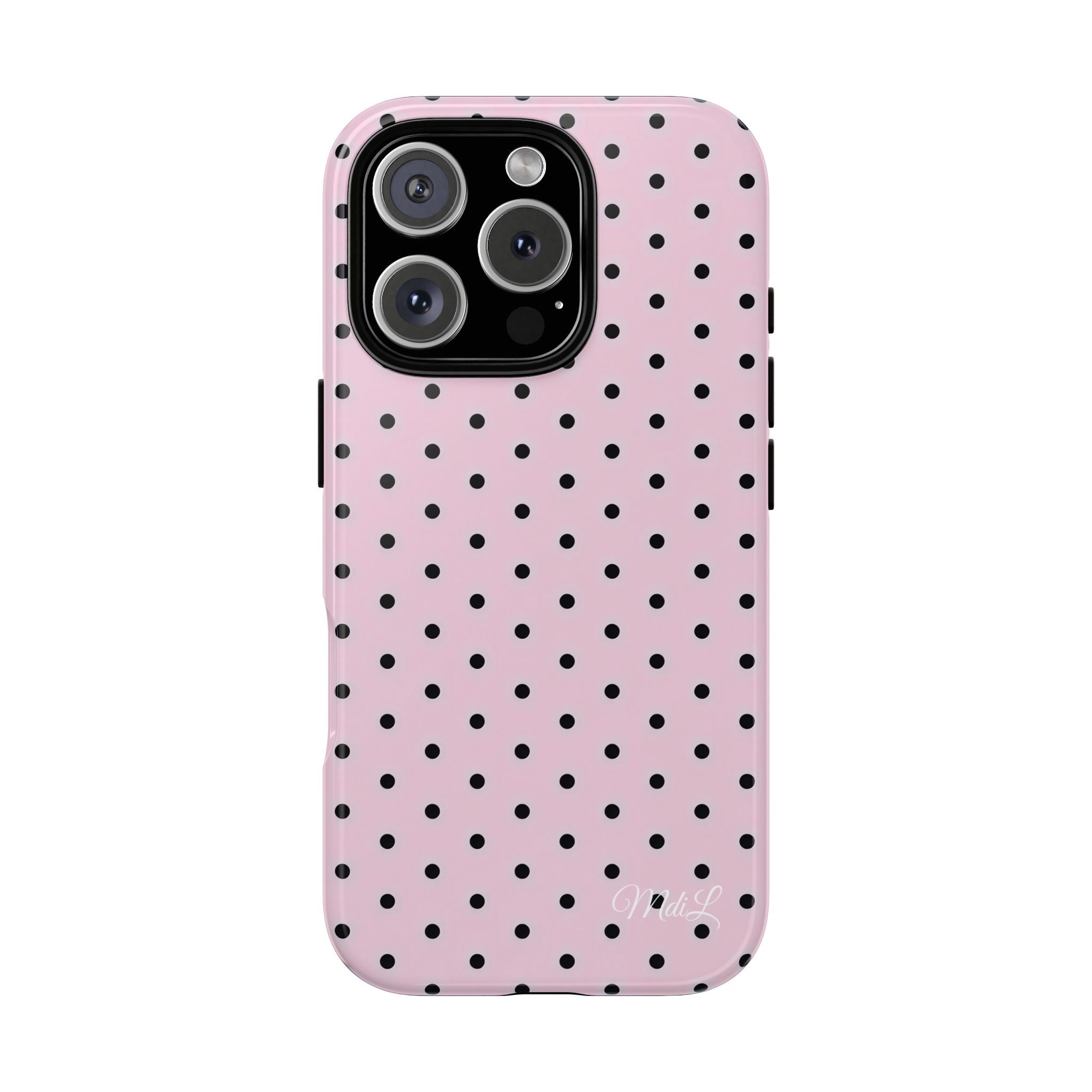 Polka Dots | Pink and Black - Mare di Luna
