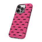 Pink Moustache iPhone Case