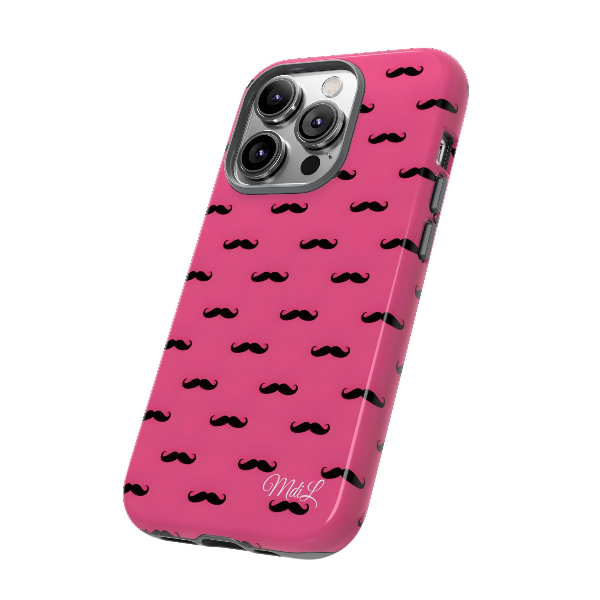 Pink Moustache iPhone Case