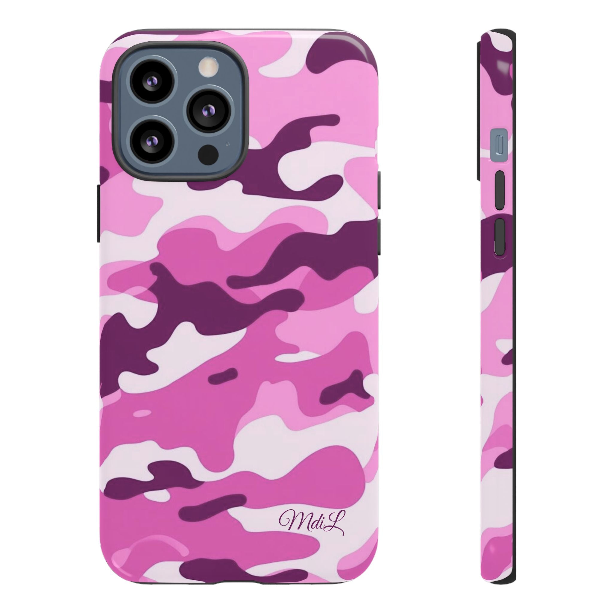 Fuschia Camo iPhone Case