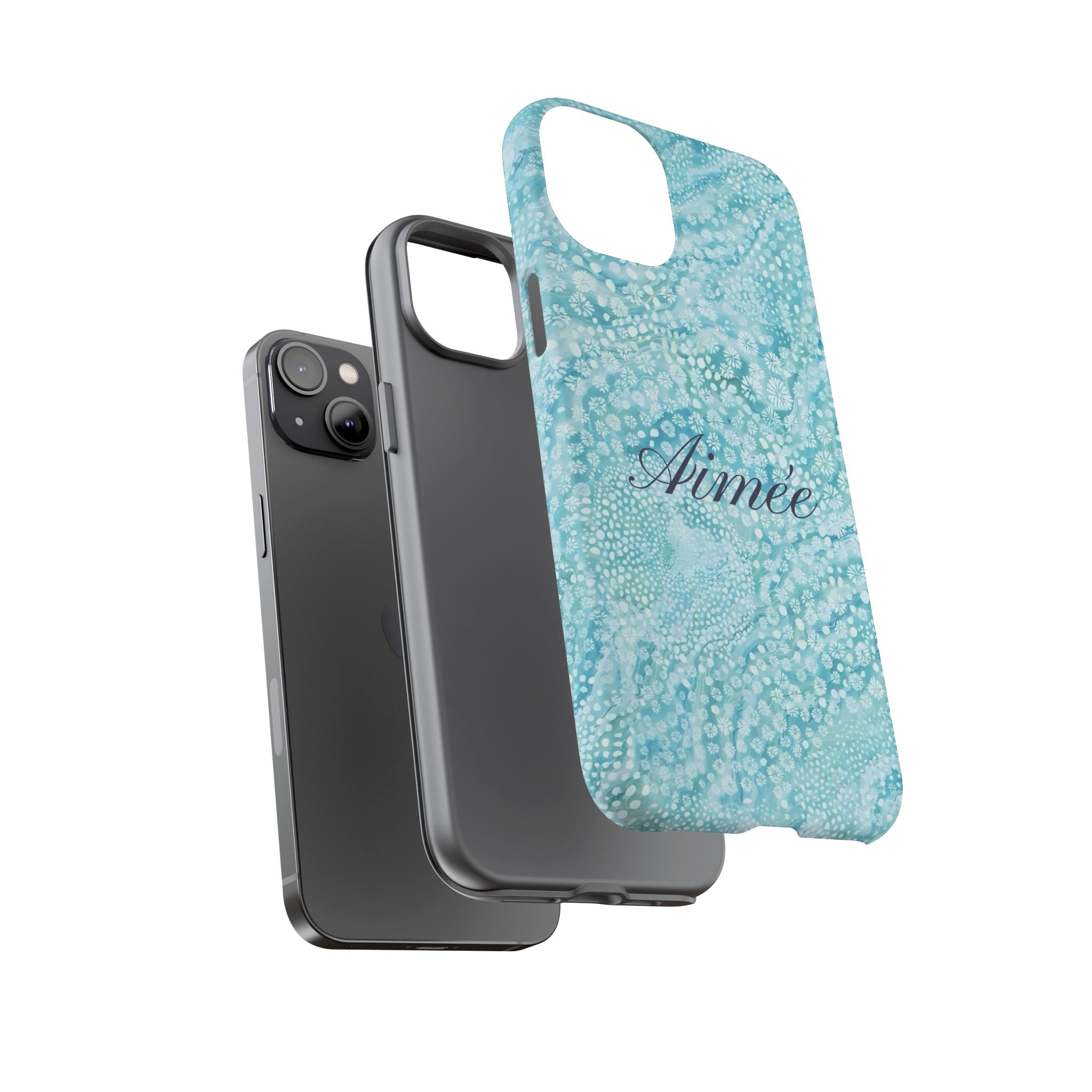 Teal Florals Personalized