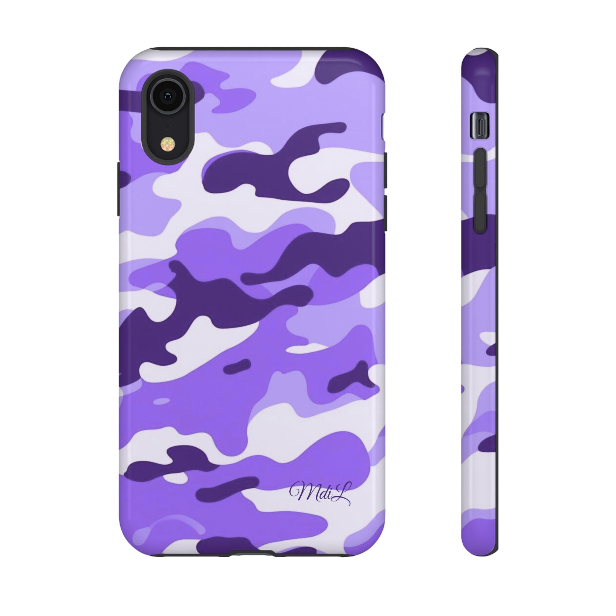 Purple Camo iPhone Case