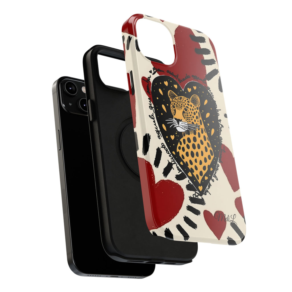 Leopard Hearts MagSafe
