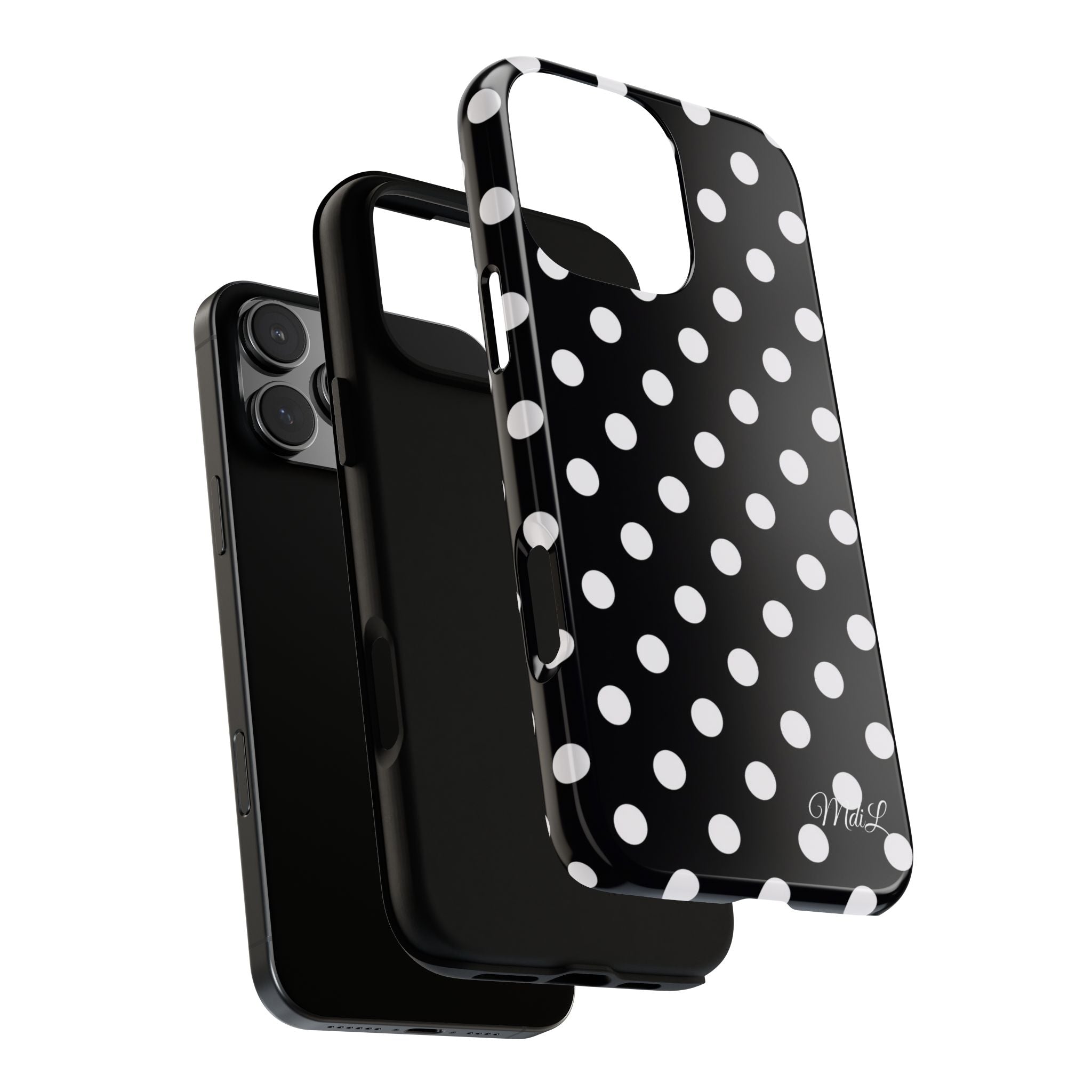 Polka Dots | White and Black - Mare di Luna