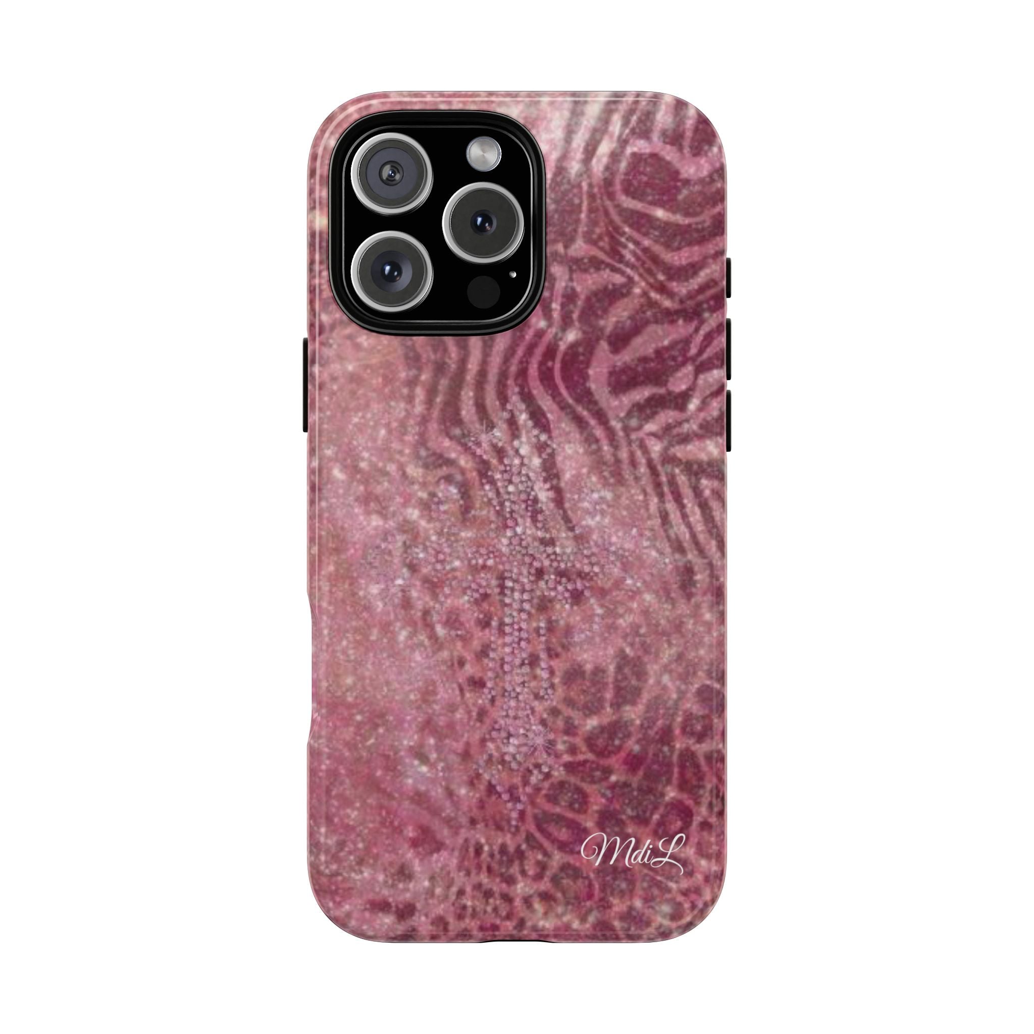 Pink Cross iPhone Case