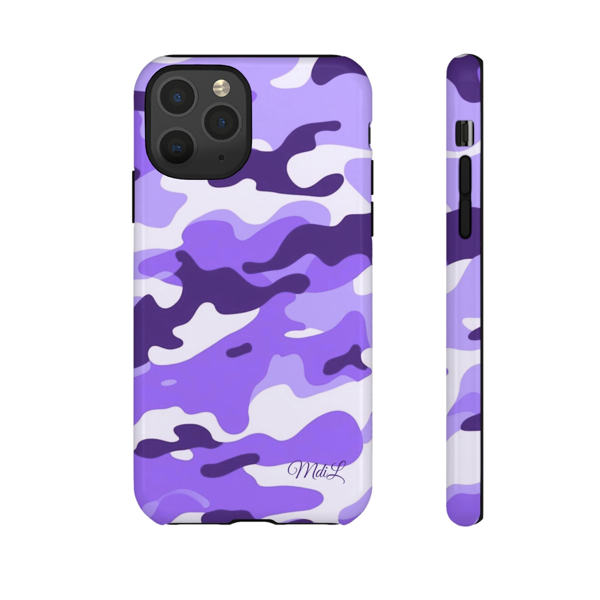 Purple Camo iPhone Case