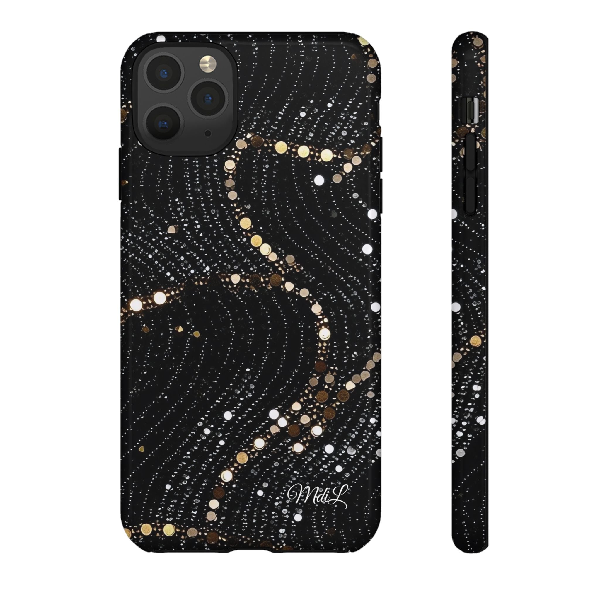 Sequin | Black and Gold - Mare di Luna