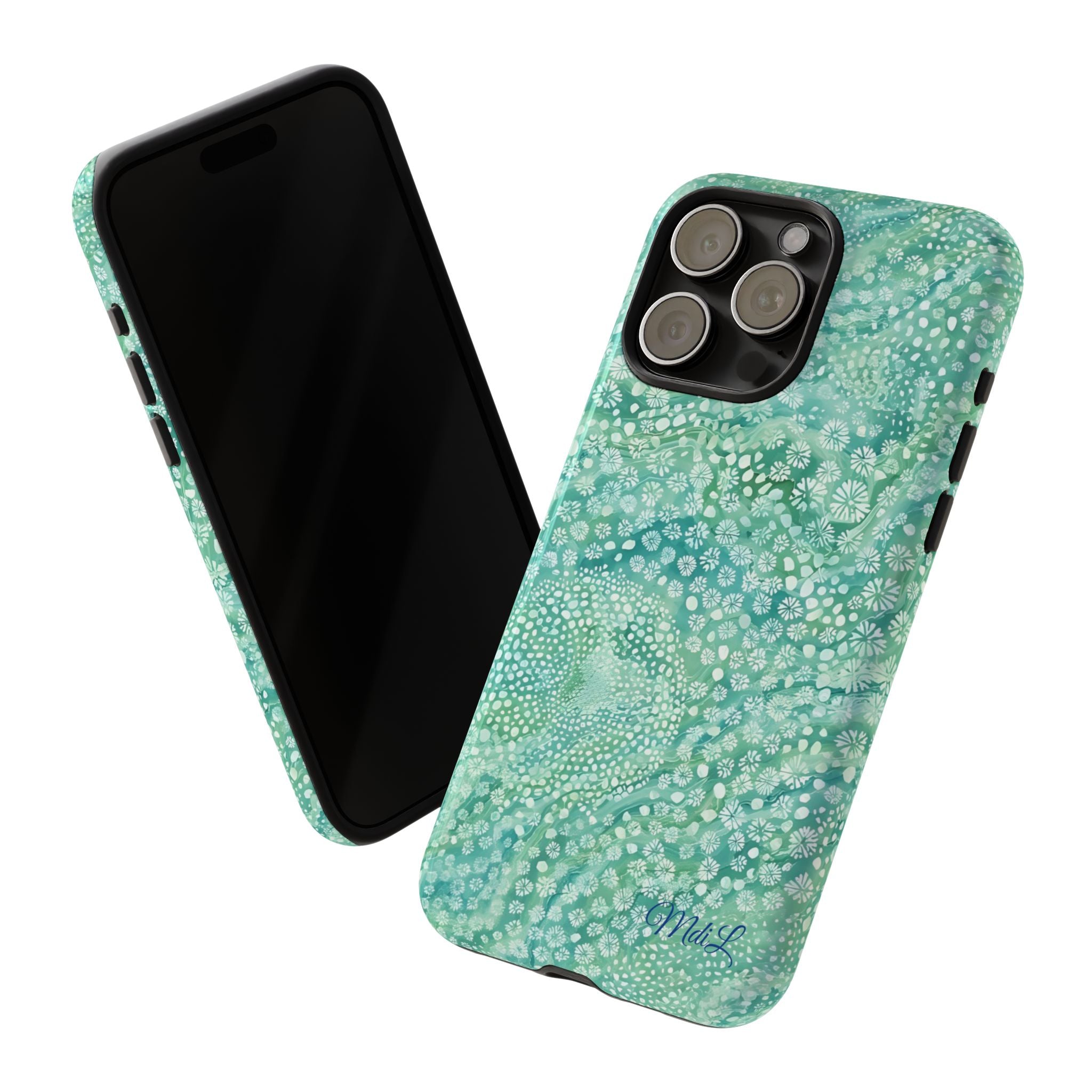 Teal Florals