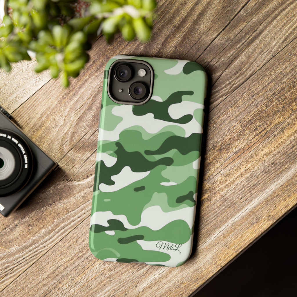 Mint Camo iPhone Case