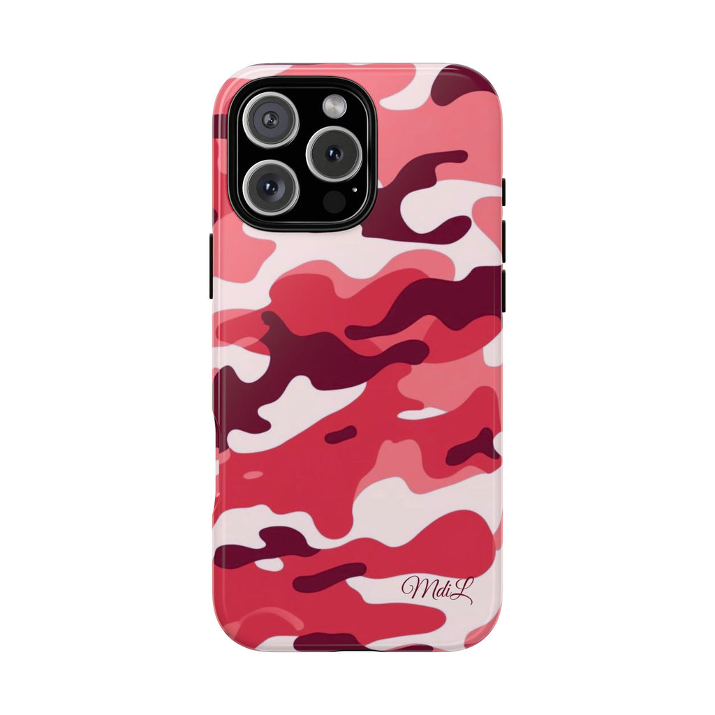 Red Camo iPhone Case