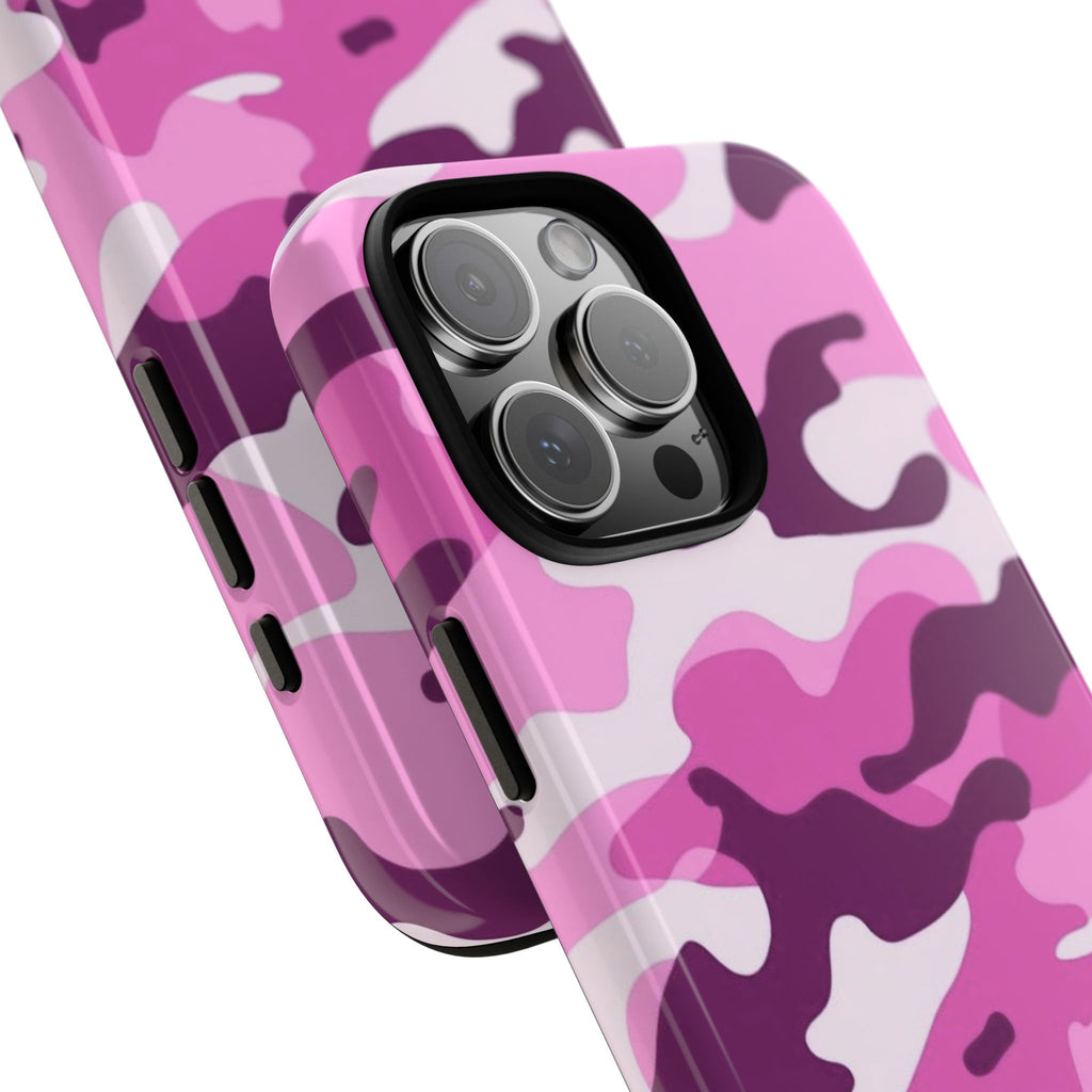 Fuschia Camo iPhone Case