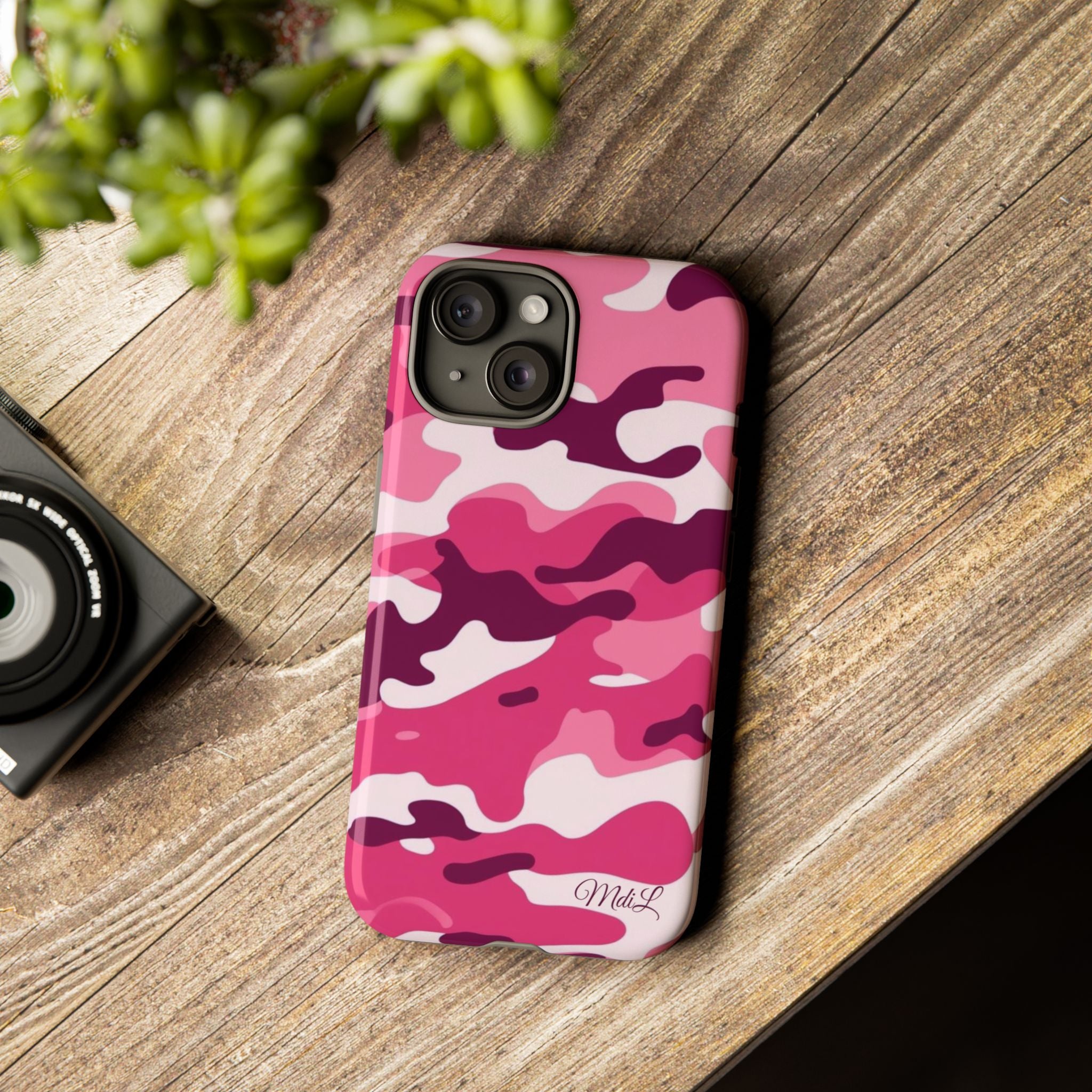 Pink Camo iPhone Case