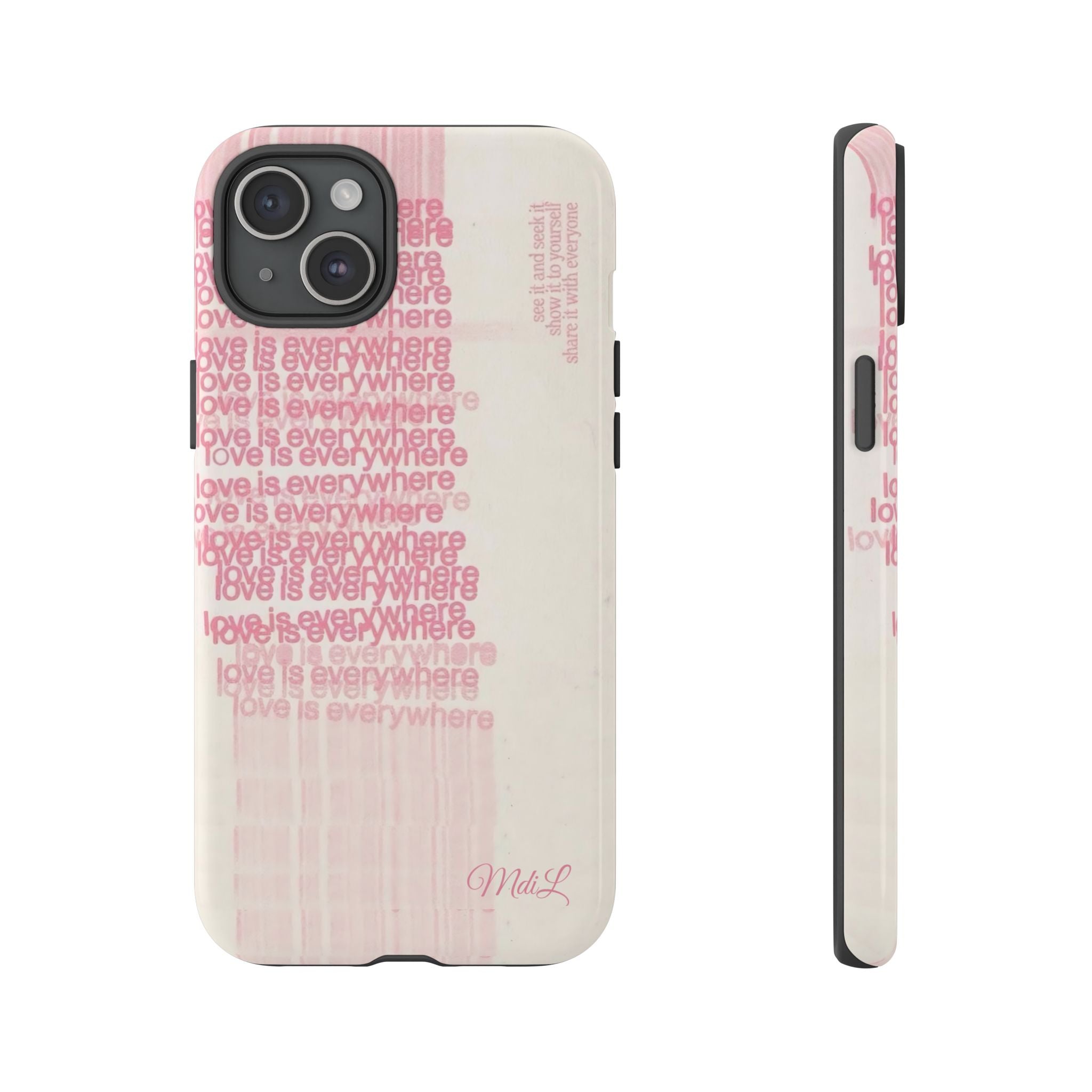 Love is Everywhere | Pink and White - Mare di Luna