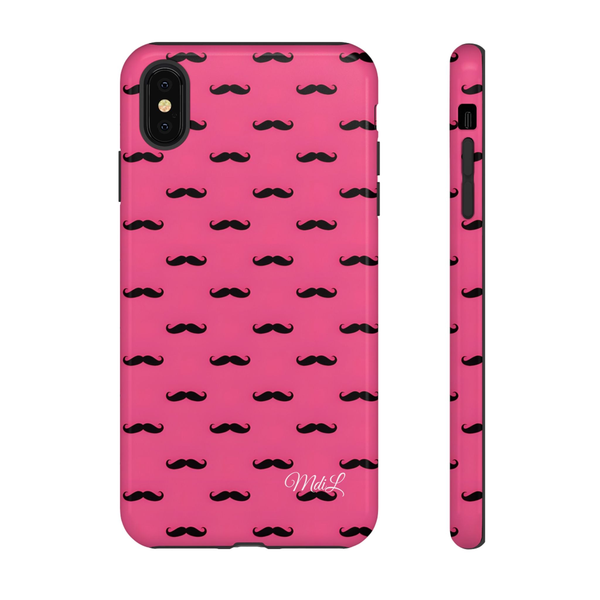 Pink Moustache iPhone Case