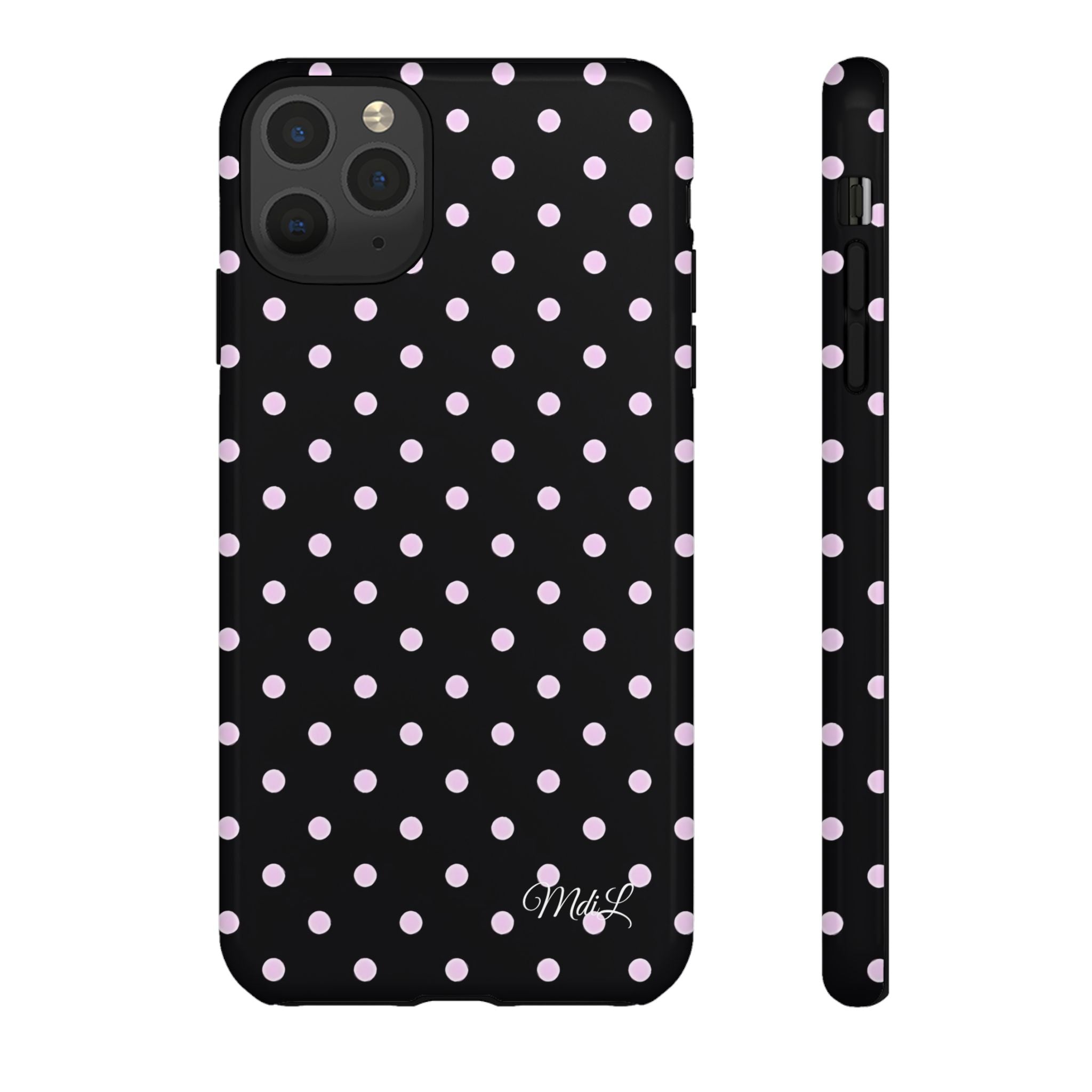 Polka Dots | Pink and Black - Mare di Luna