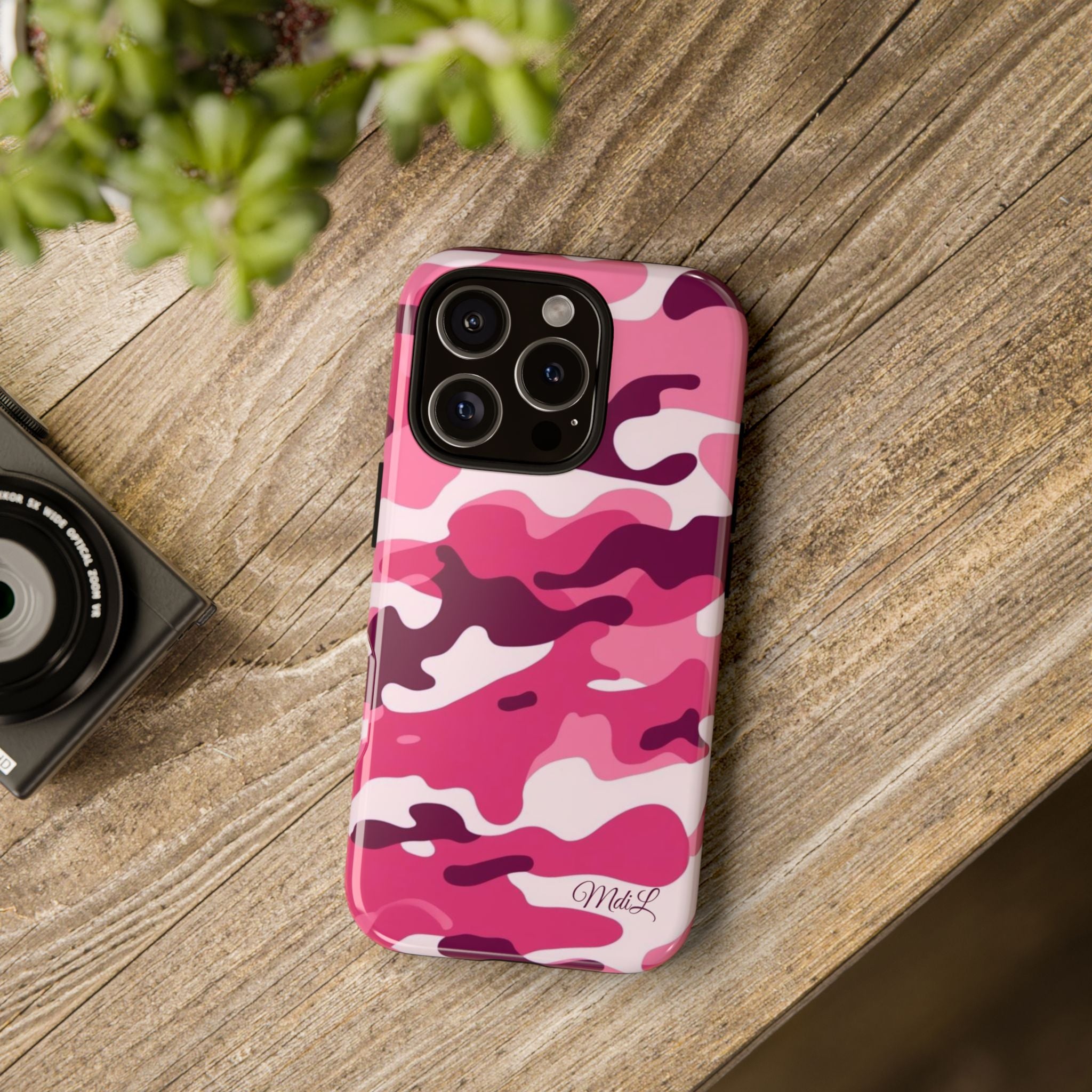Pink Camo iPhone Case