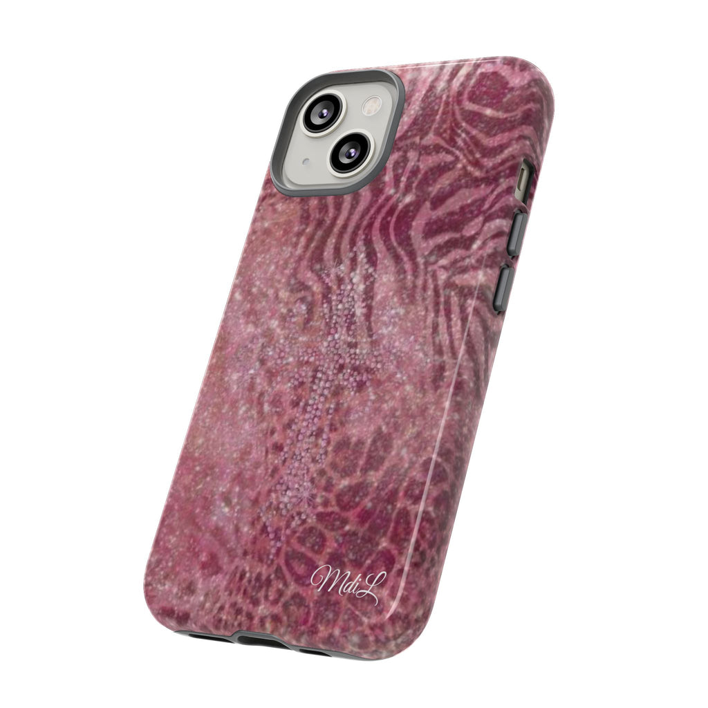 Pink Cross iPhone Case