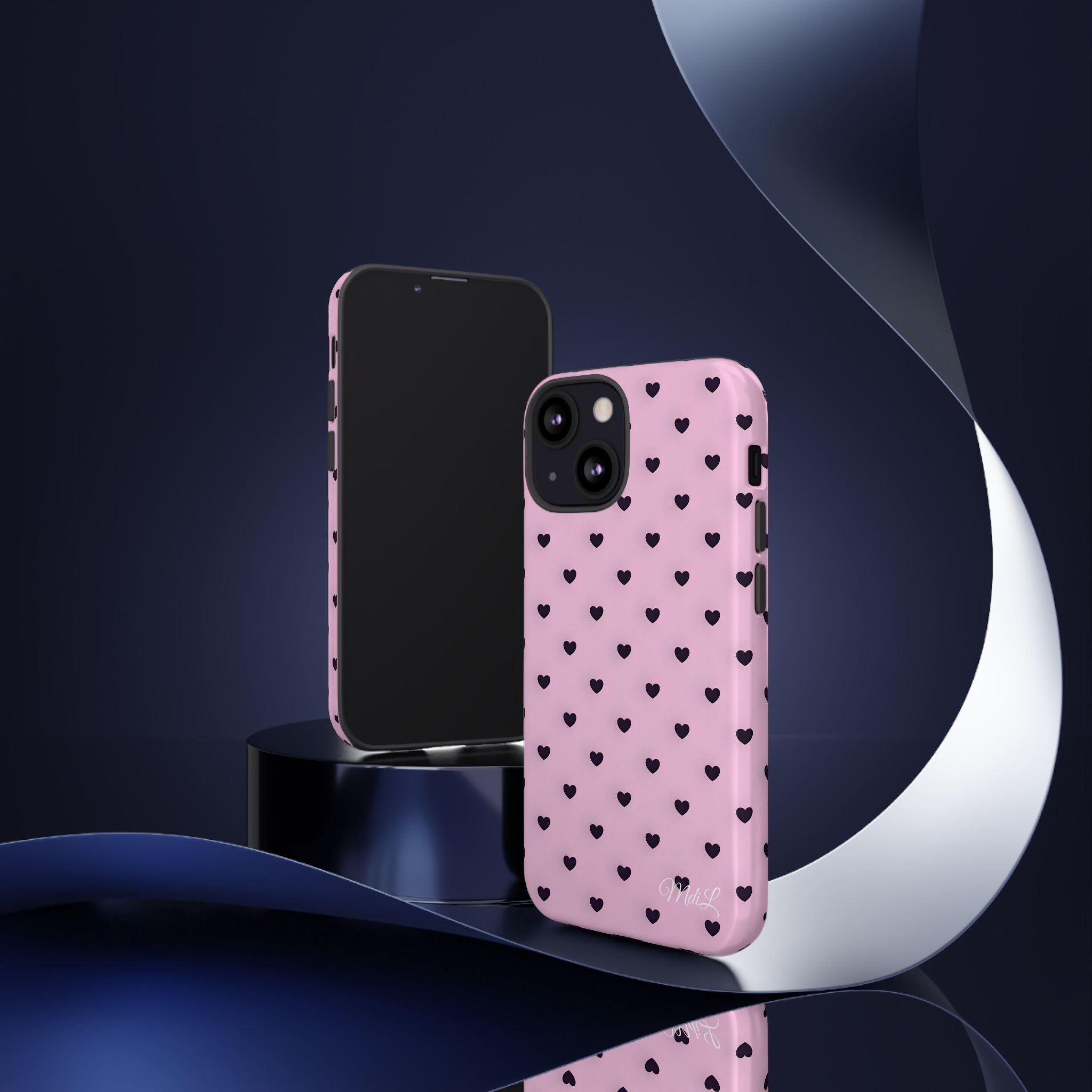 Dotted Hearts | Pink - Mare di Luna