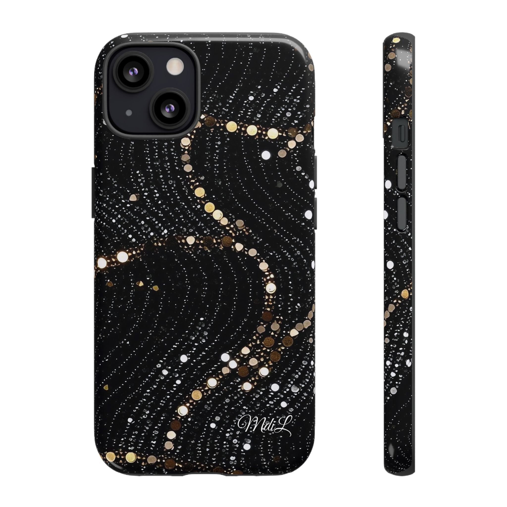 Sequin | Black and Gold - Mare di Luna