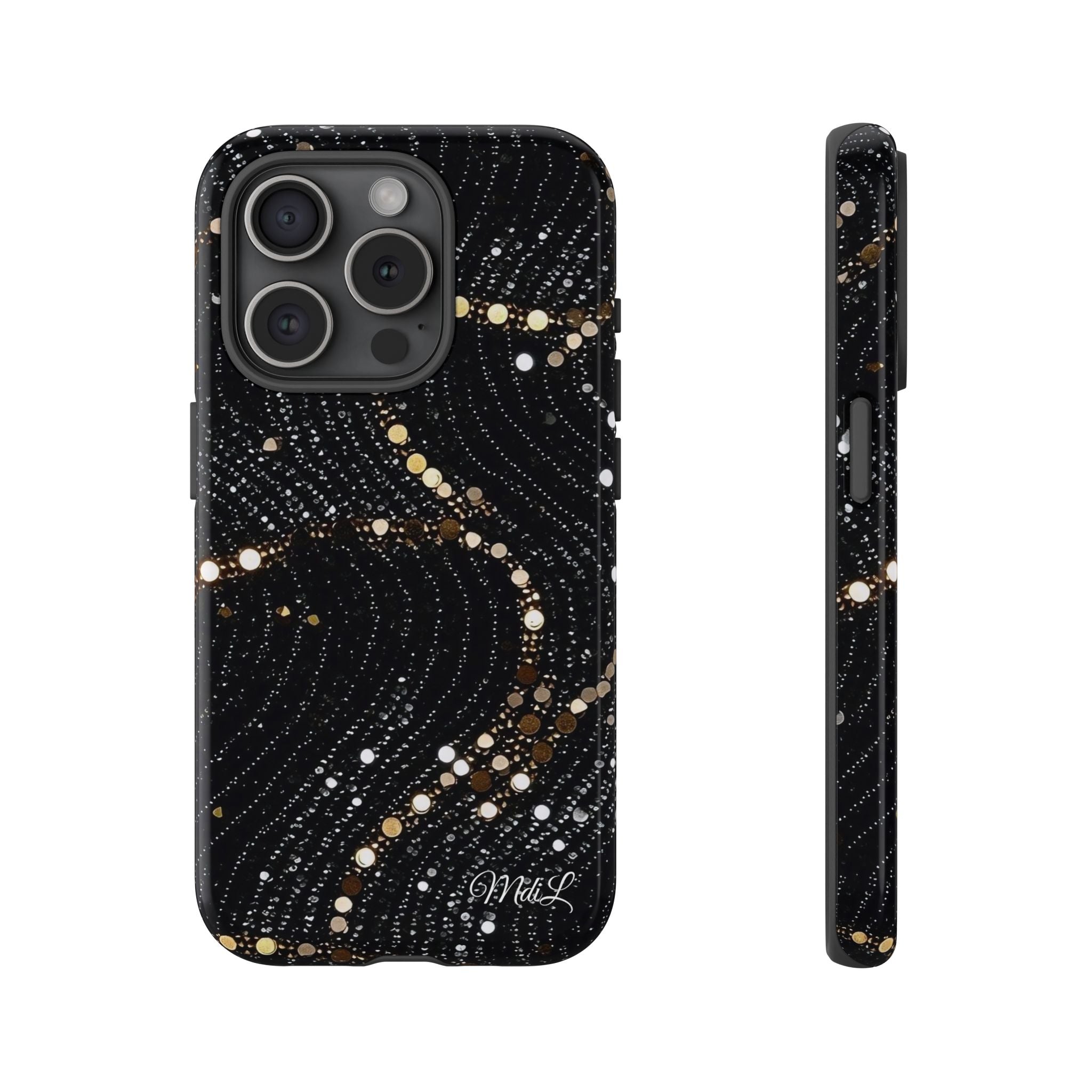 Sequin | Black and Gold - Mare di Luna