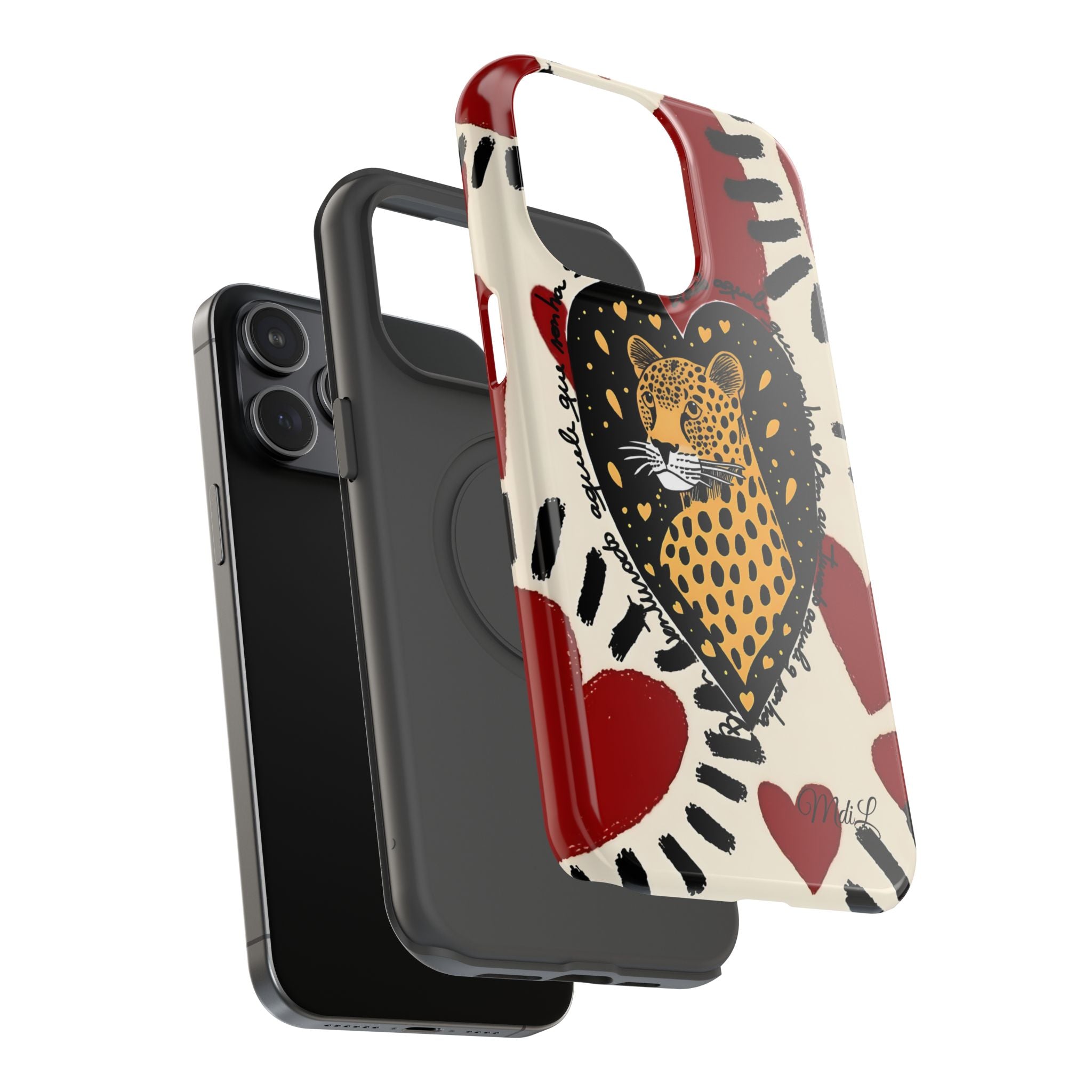 Leopard Hearts MagSafe