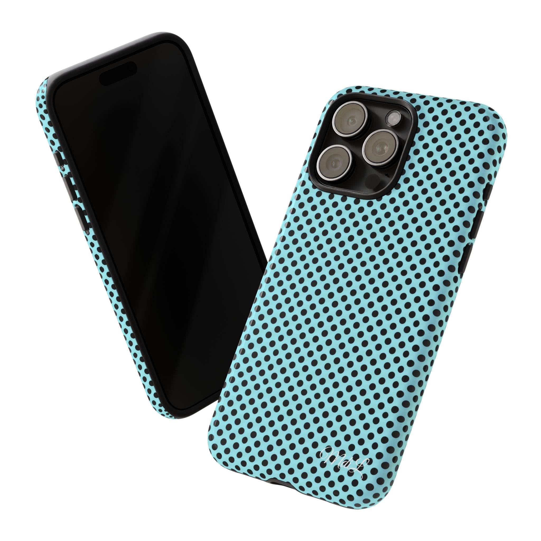 Polka Dots | Black and Blue - Mare di Luna
