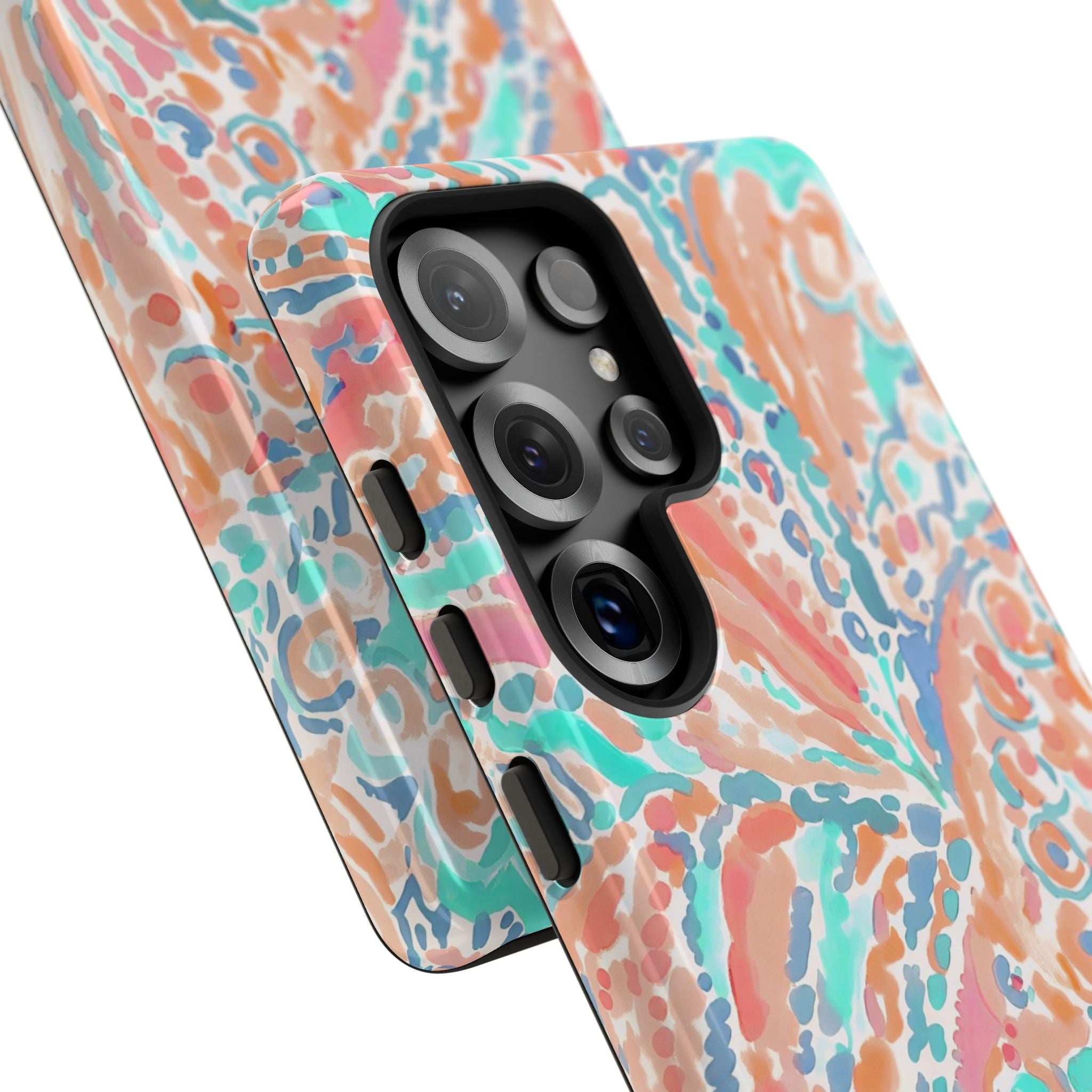 Coral & Teal