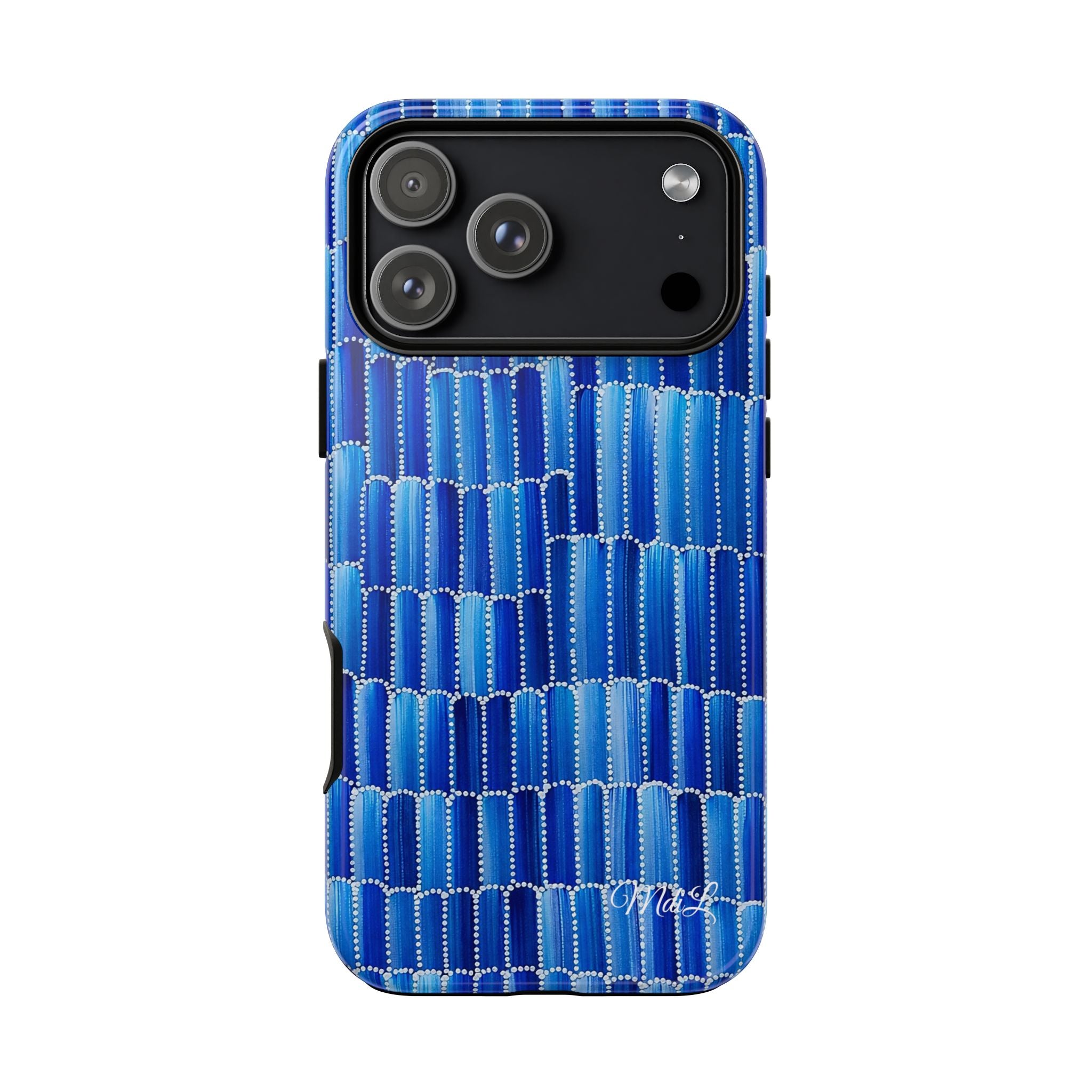 Watercolor Diamonds | Ocean Blue - Mare di Luna