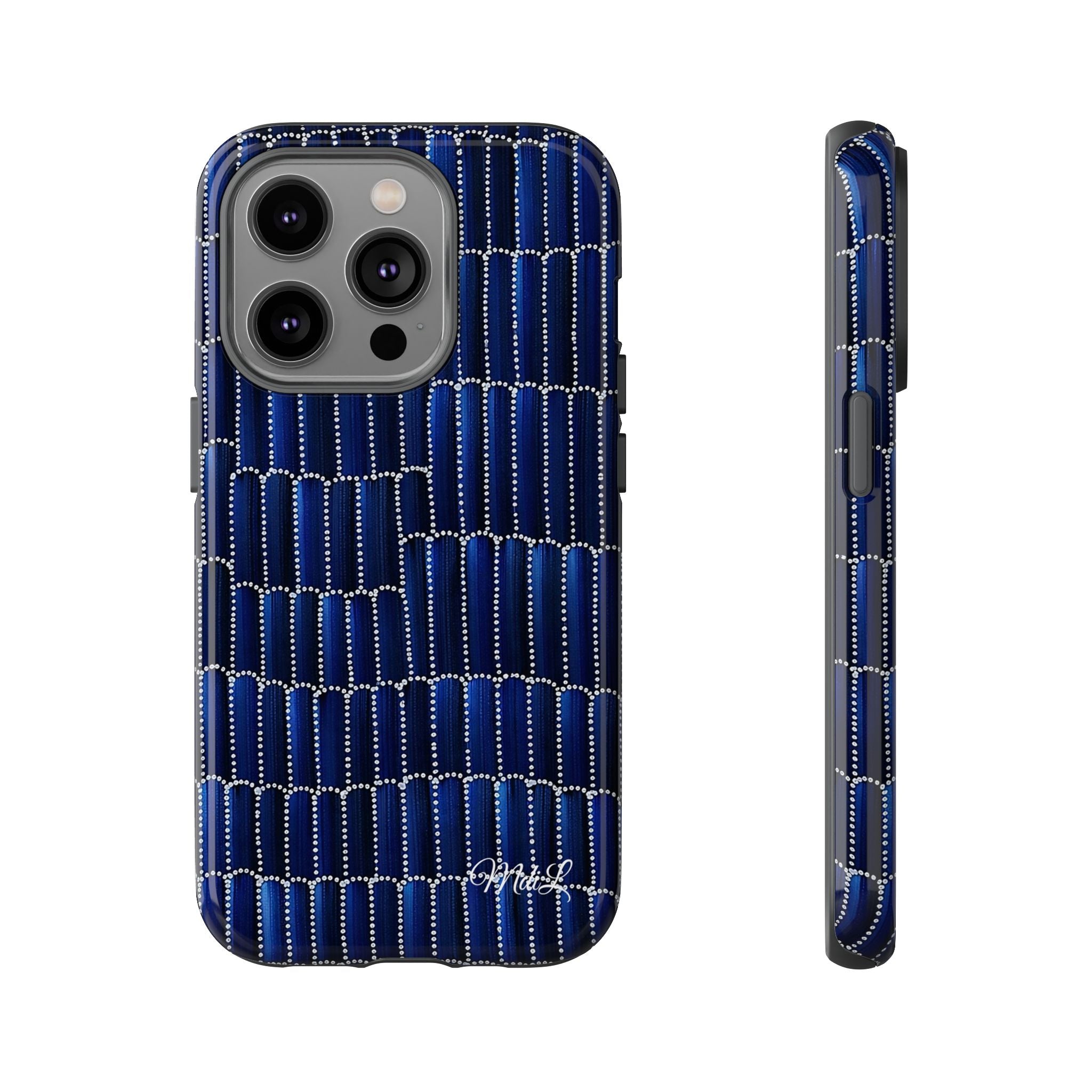 Watercolor Diamonds | Midnight Blue - Mare di Luna