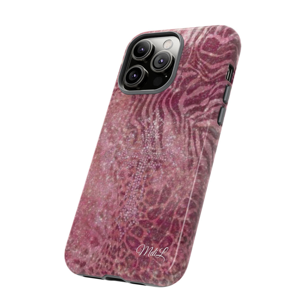 Pink Cross iPhone Case
