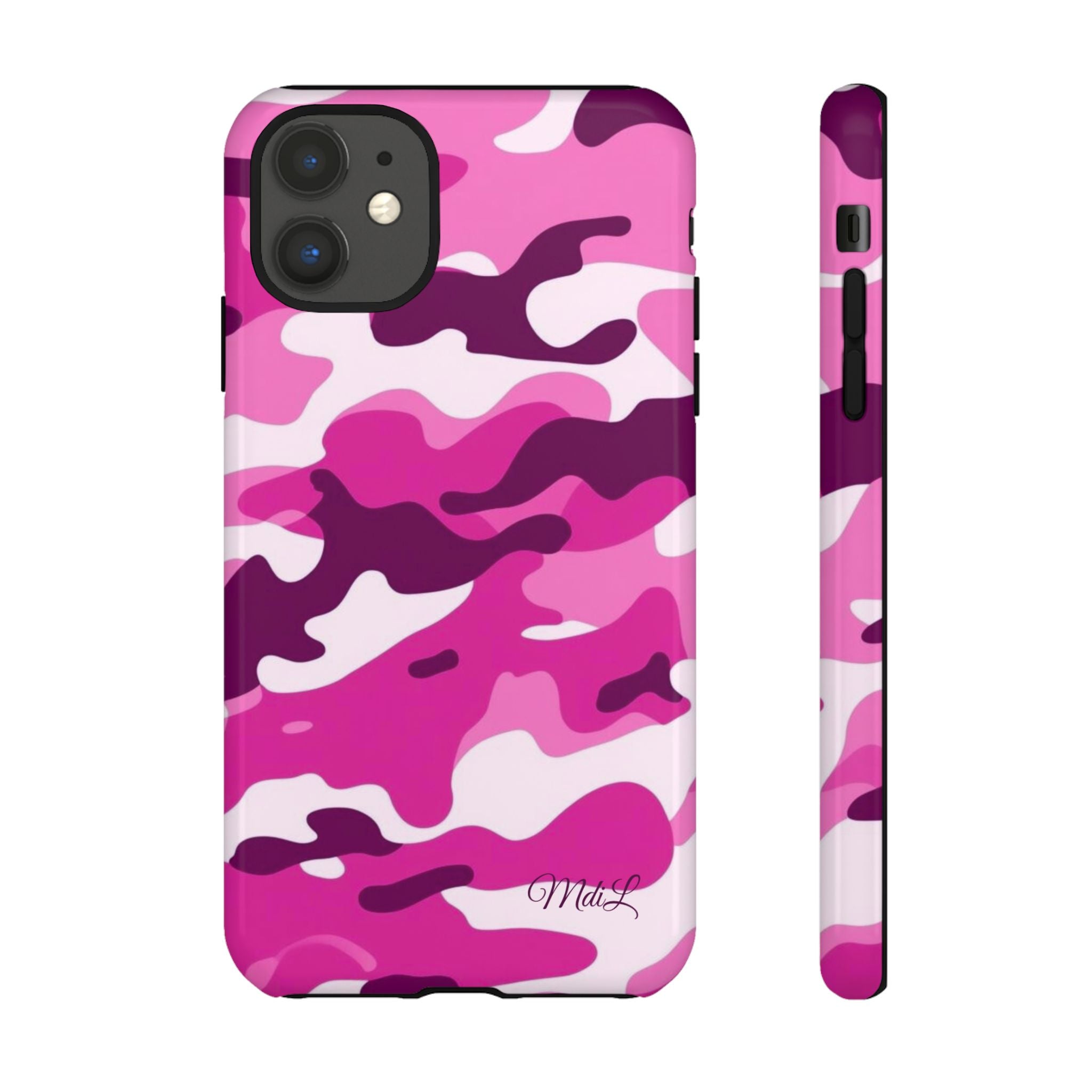 Magenta Camo iPhone Case