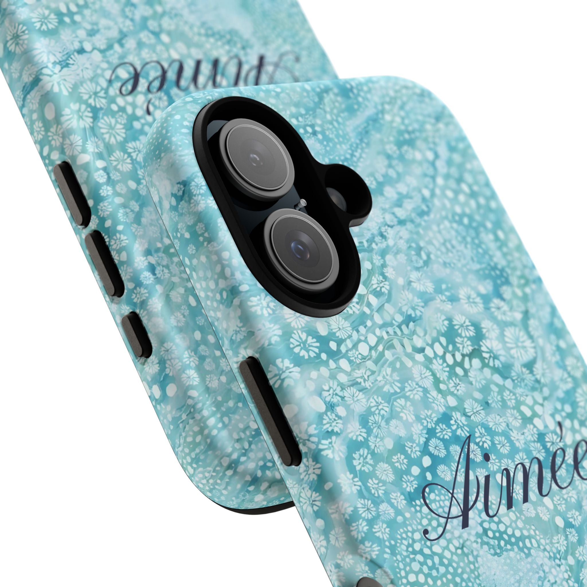 Teal Florals Personalized