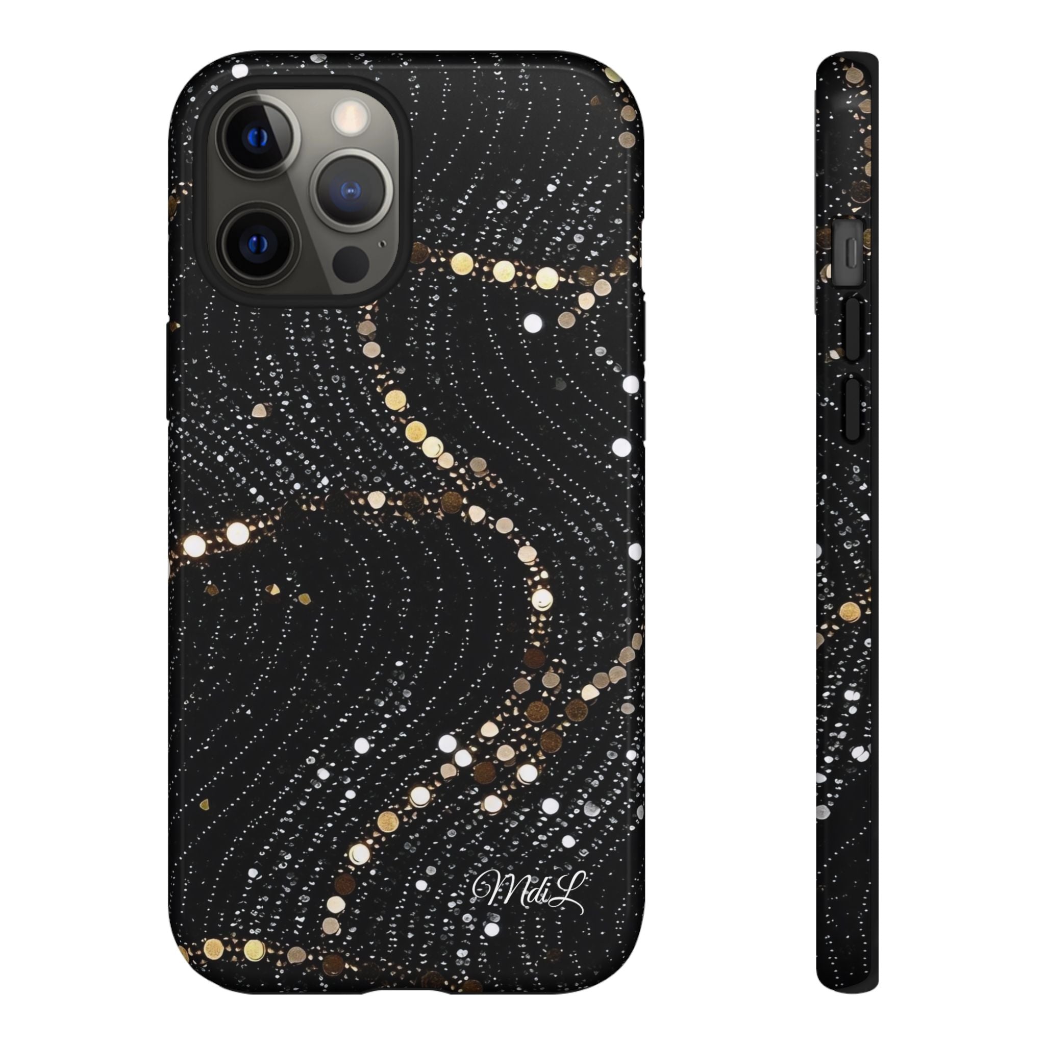 Sequin | Black and Gold - Mare di Luna
