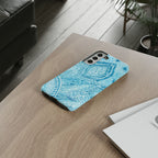 Teal Paisley
