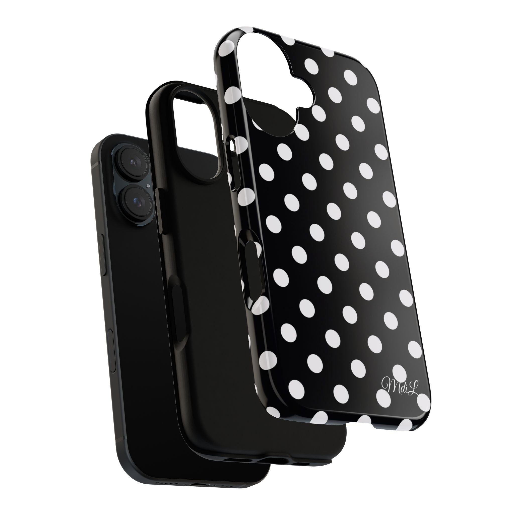 Polka Dots | White and Black - Mare di Luna