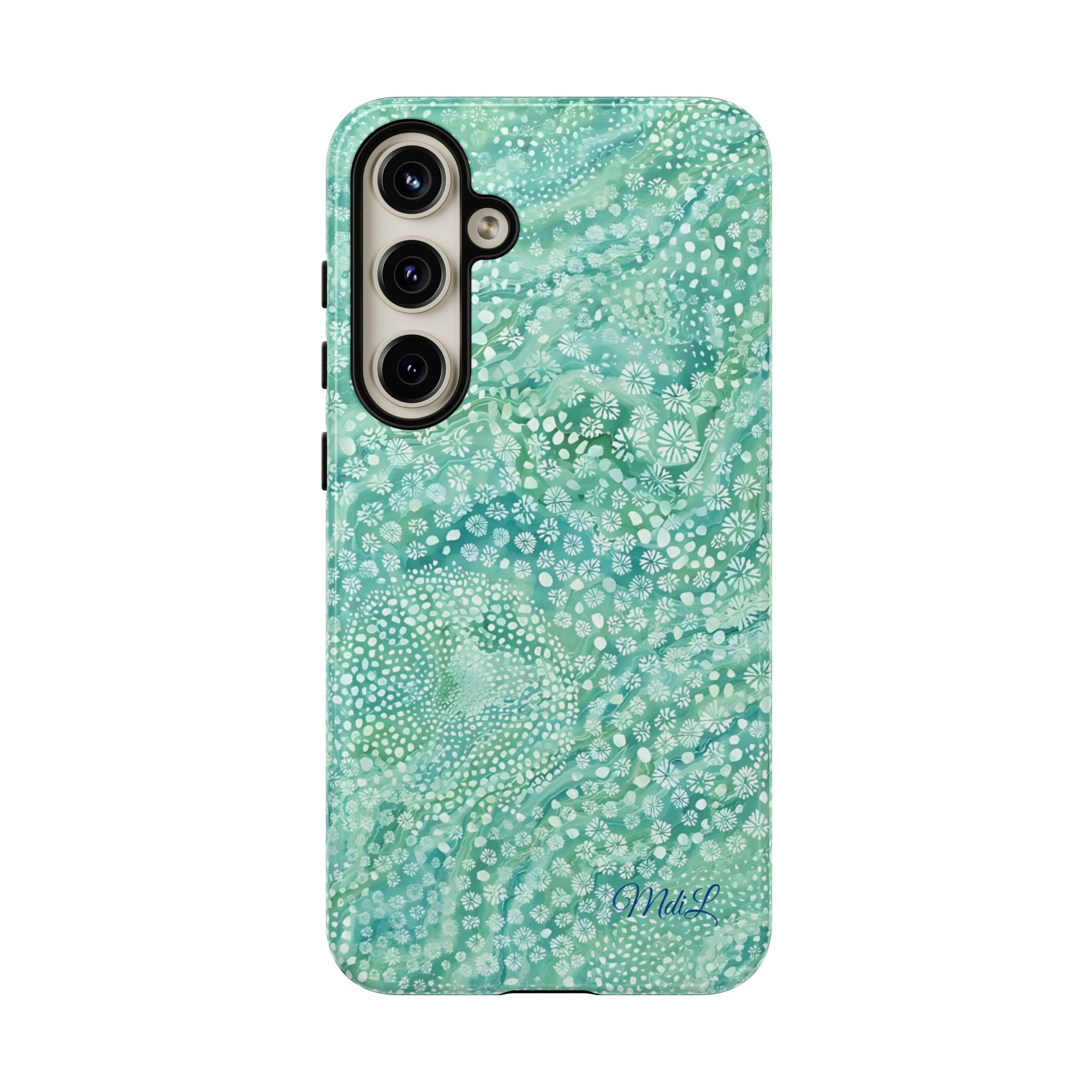 Teal Florals