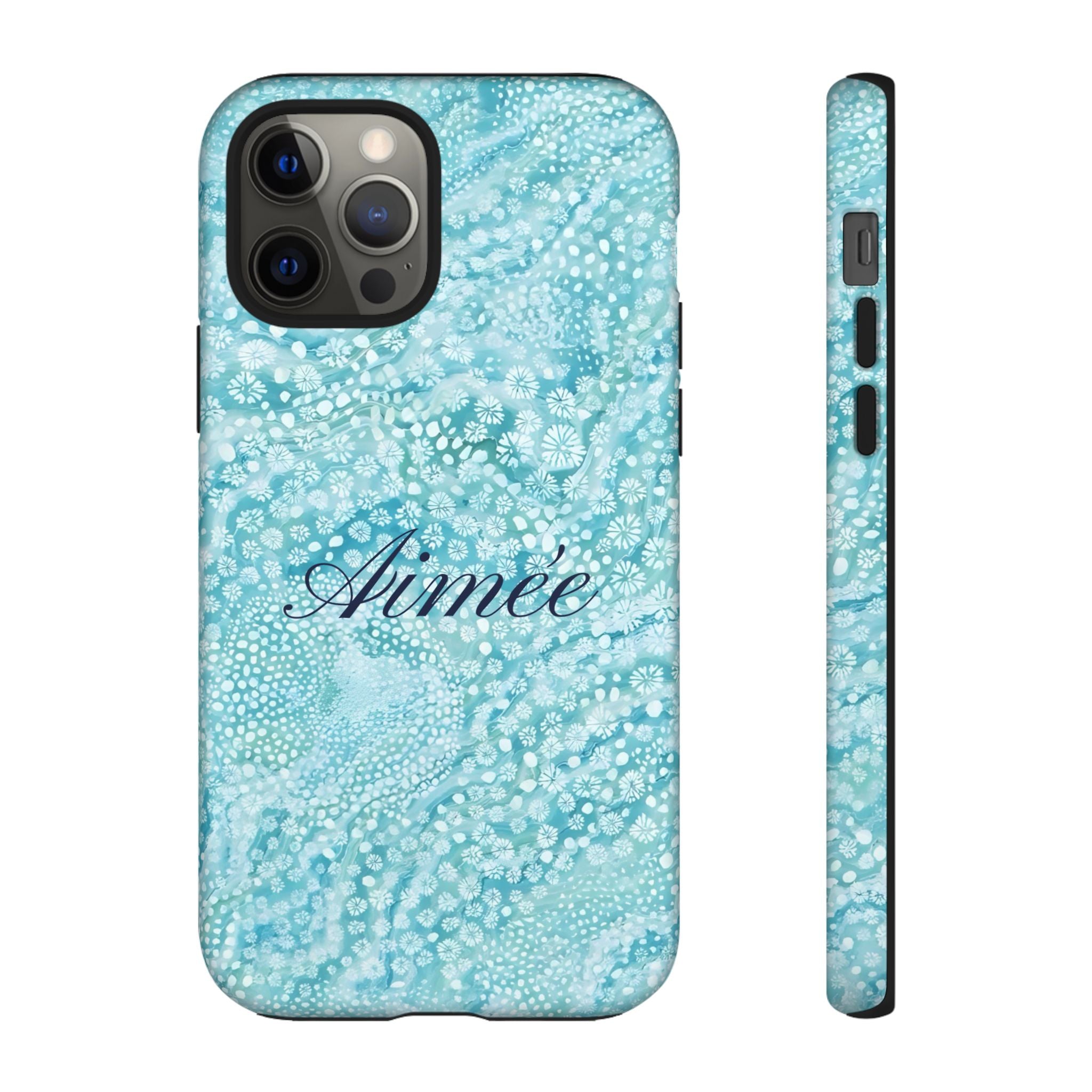 Teal Florals Personalized