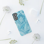 Teal Paisley