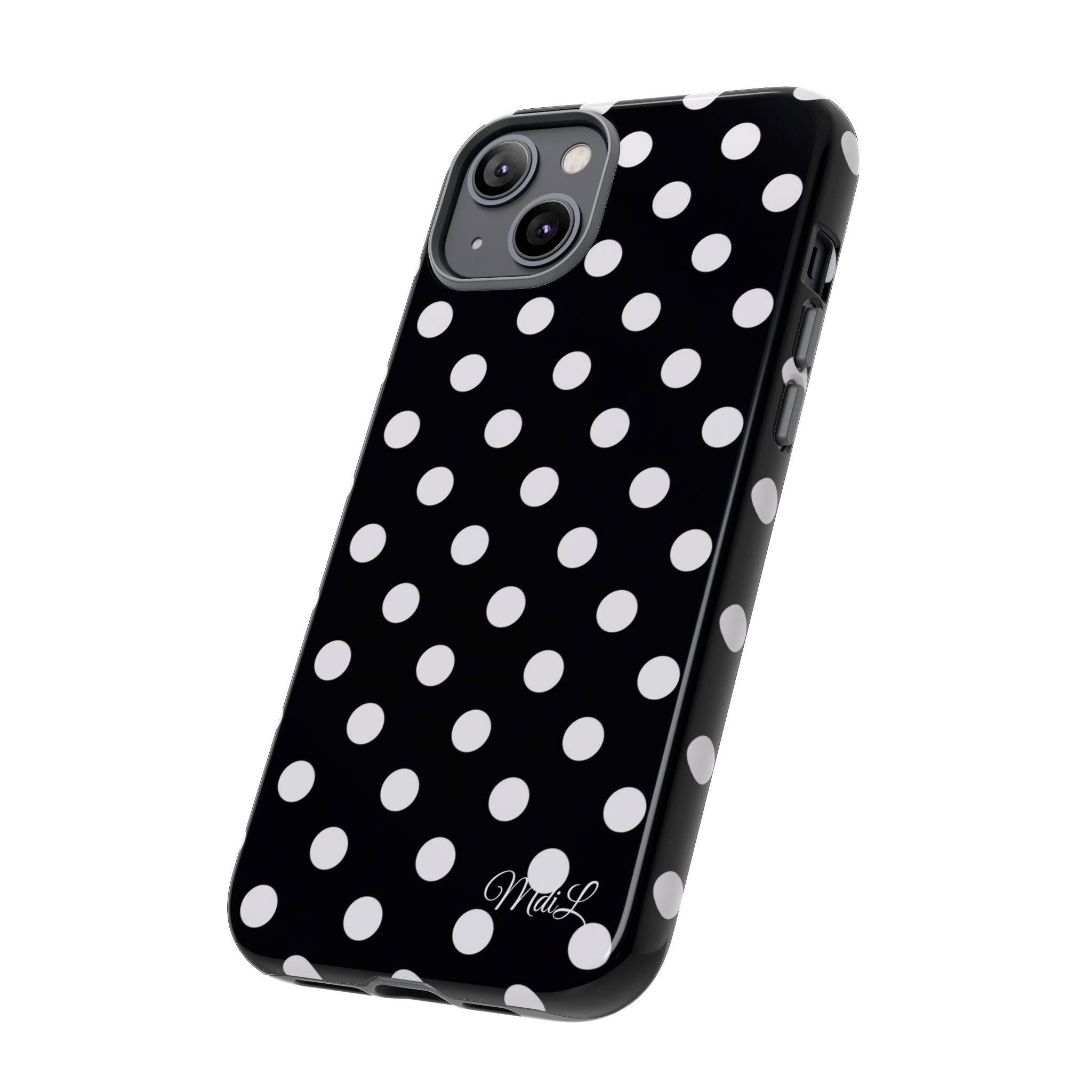 Polka Dots | White and Black - Mare di Luna