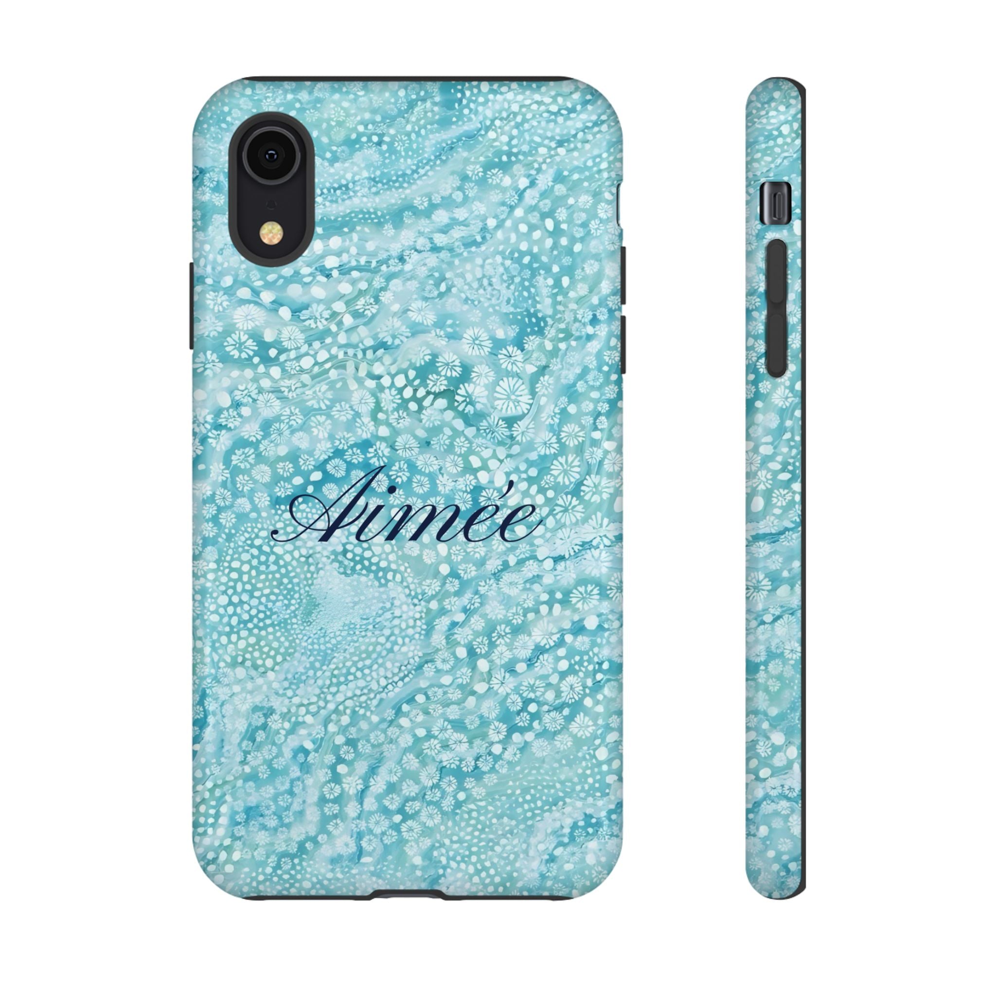 Teal Florals Personalized