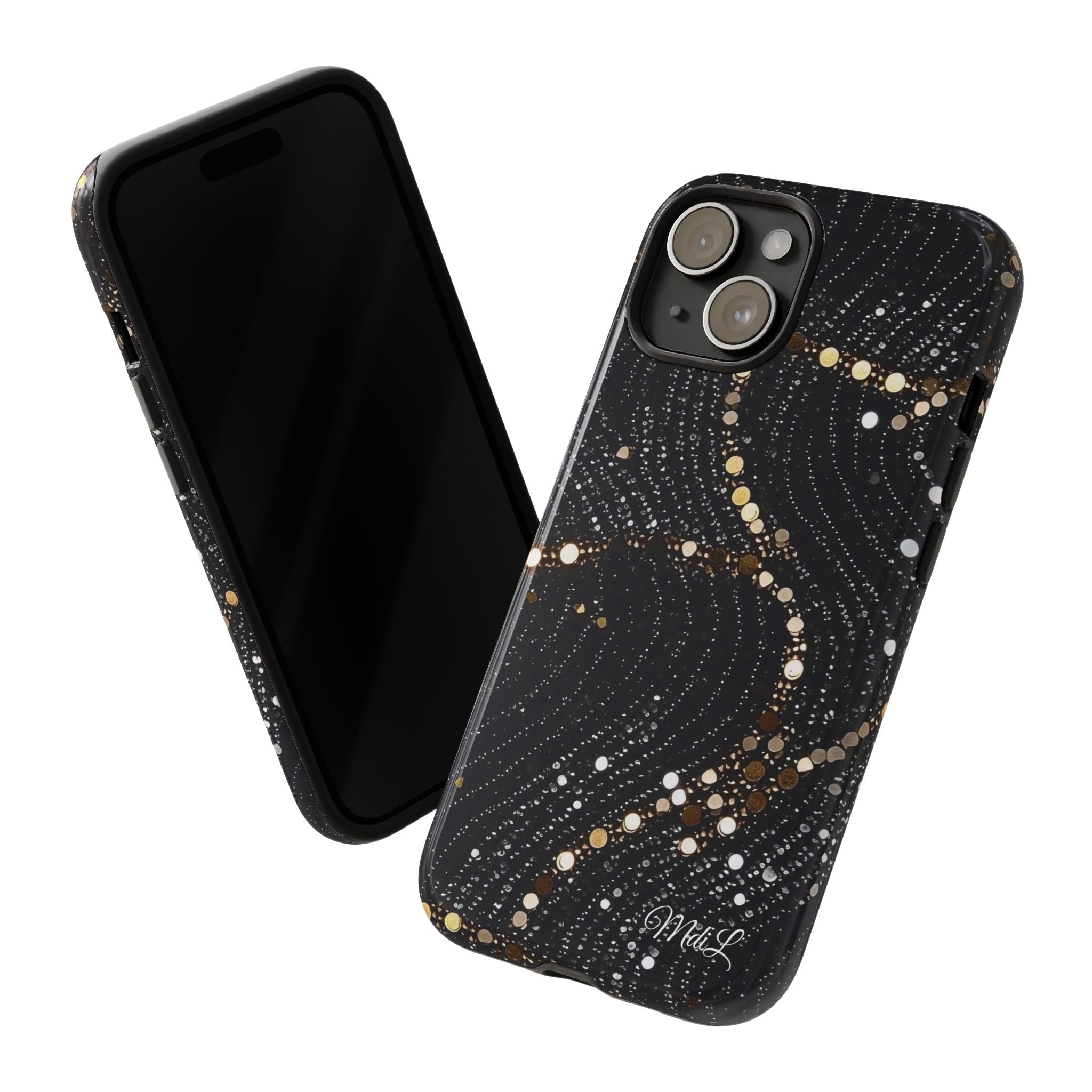 Sequin | Black and Gold - Mare di Luna