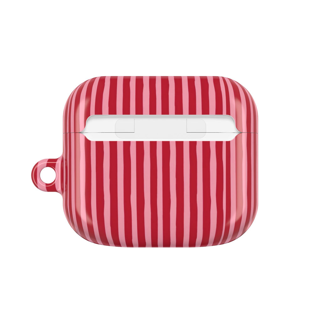Strawberry Stripes AirPods Case