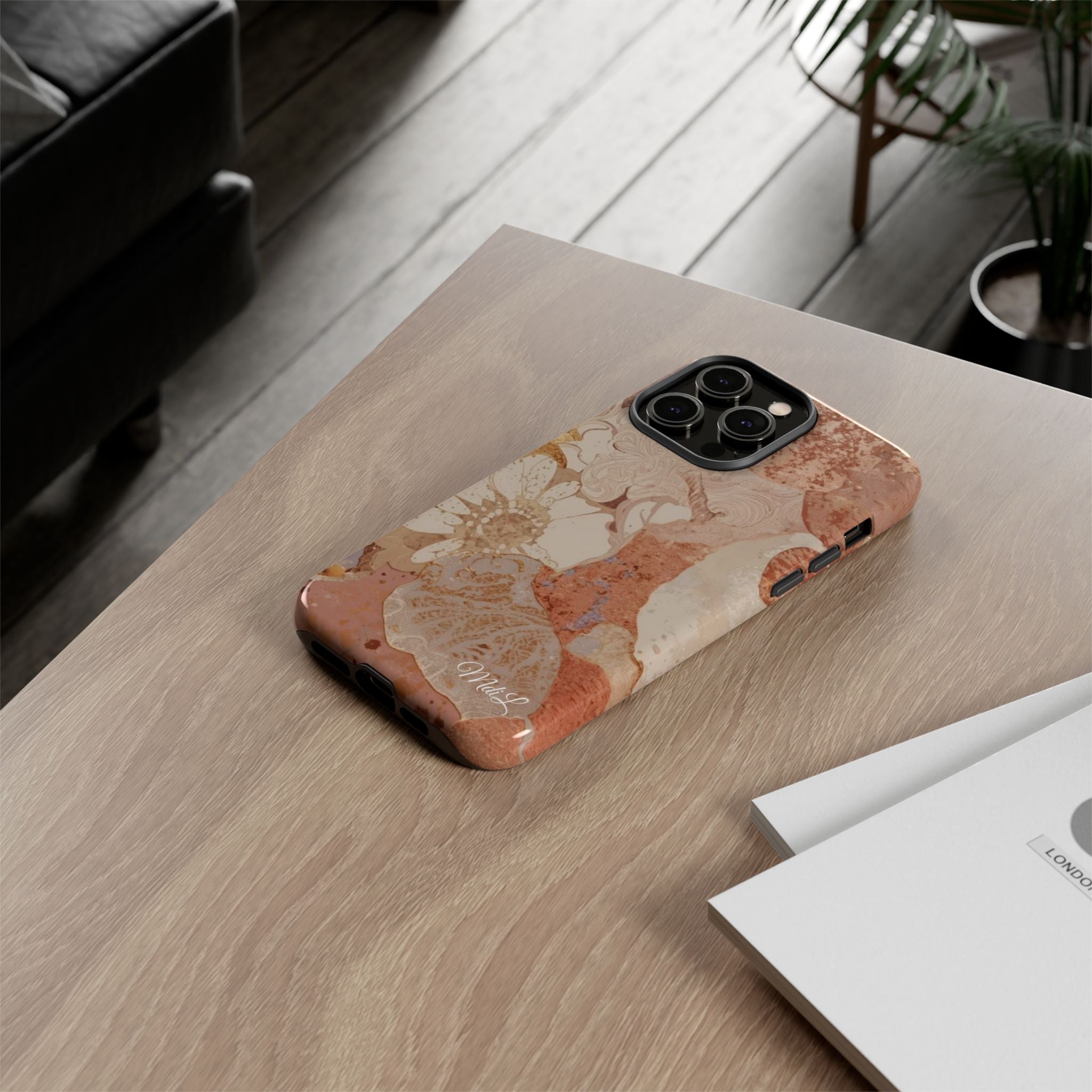 Sand Florals iPhone Case