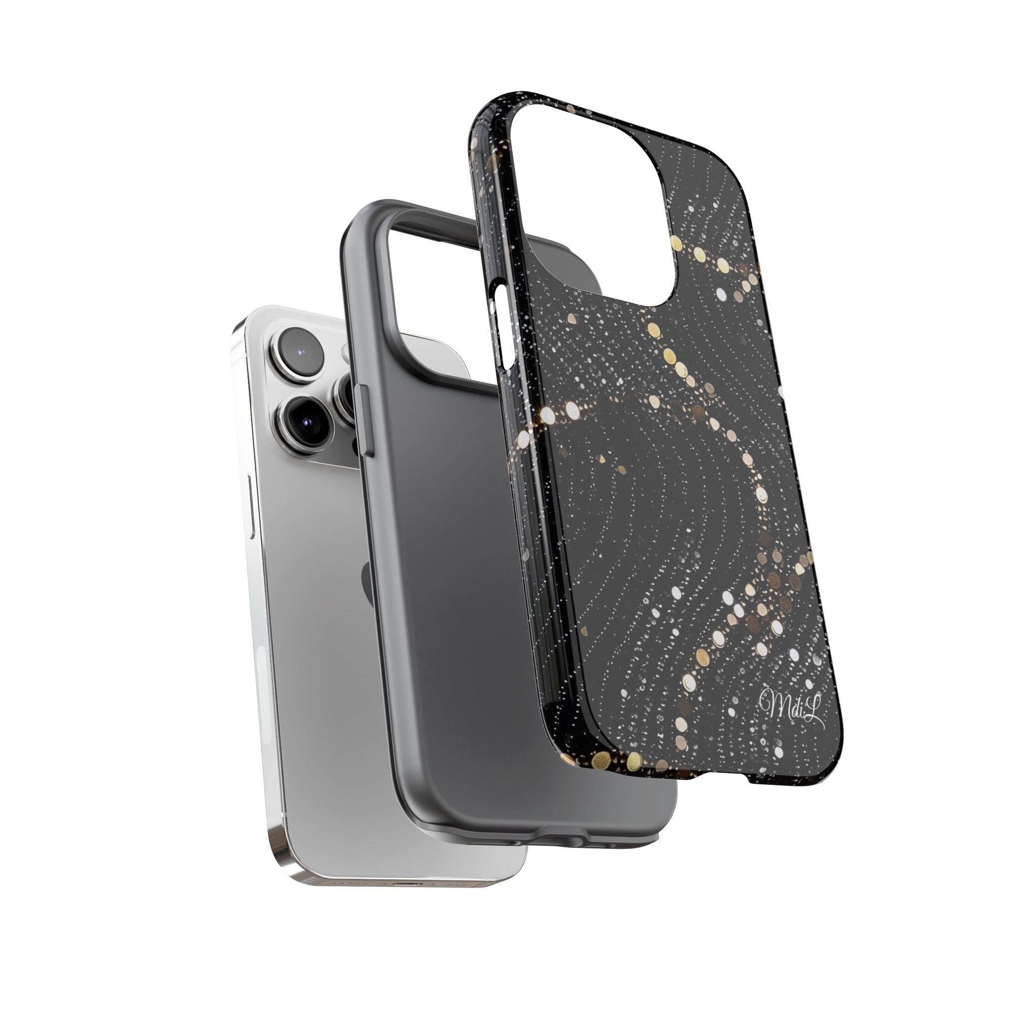 Sequin | Black and Gold - Mare di Luna