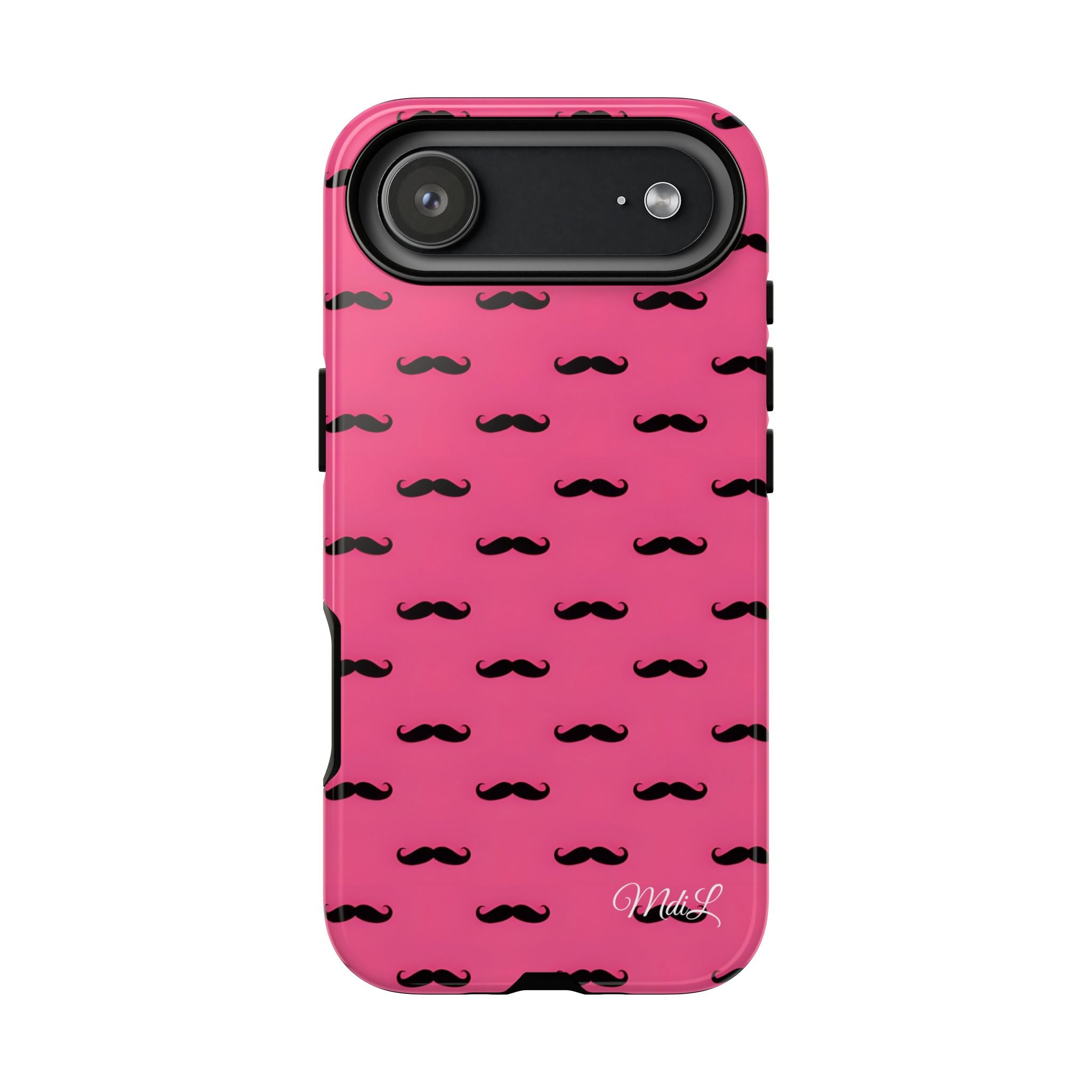 Pink Moustache iPhone Case
